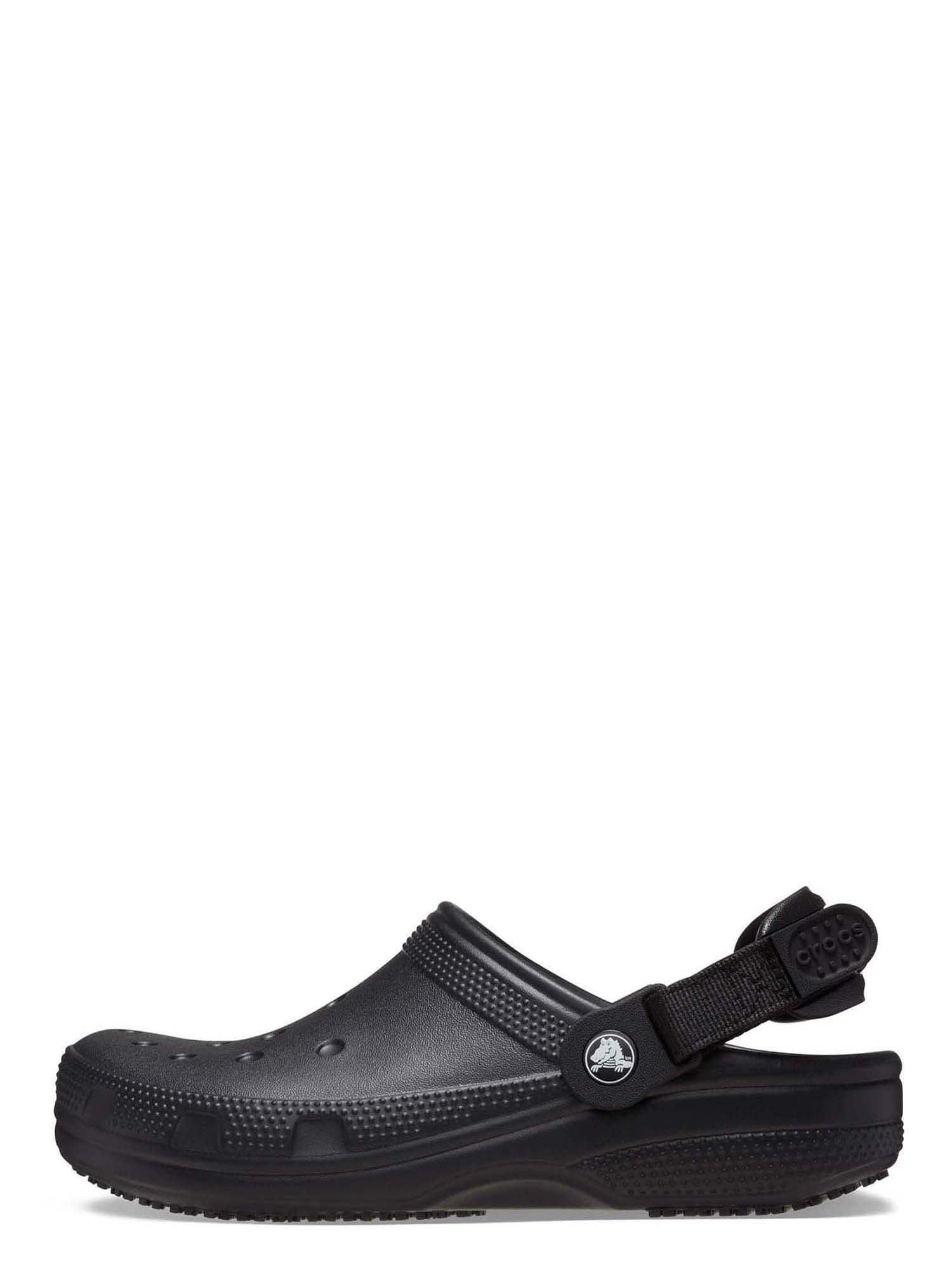 Crocs at Work Unisex Classic Slip Resistant Work Clog (Black) u2f89
