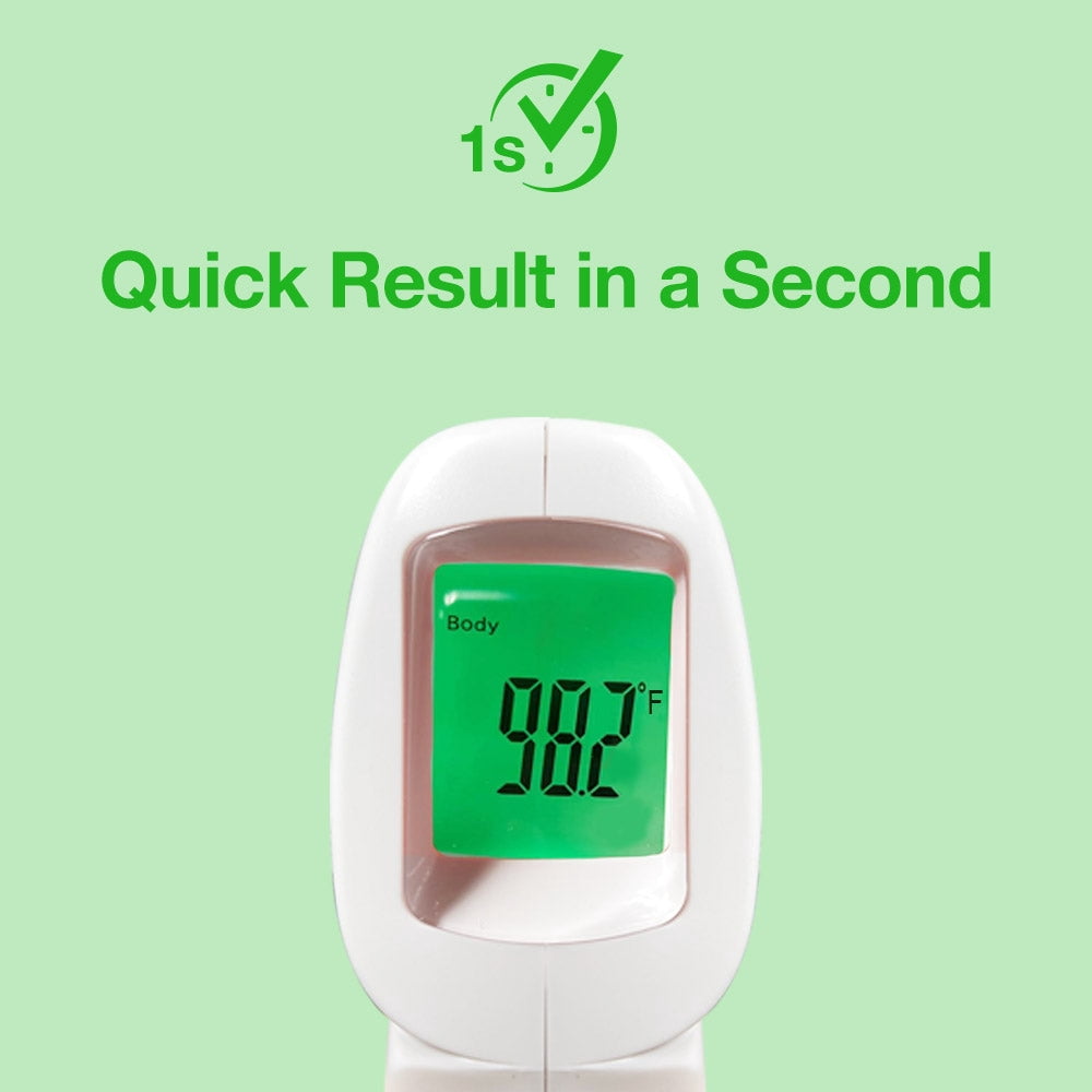 Easy@Home JXB-178 Non-Contact Infrared Forehead Thermometer (White, 1 Count) kk8f5