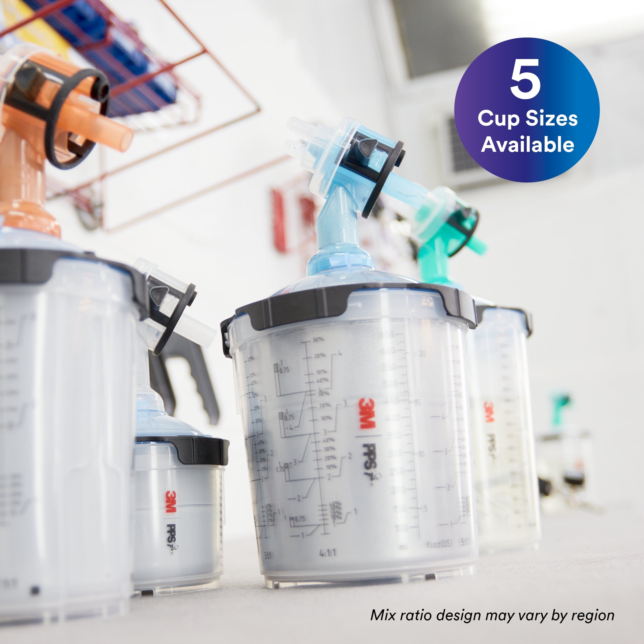 3M PPS Series 2.0 Spray Cup System Kit (22 fl oz, 200 Micron Filter) wnjmz