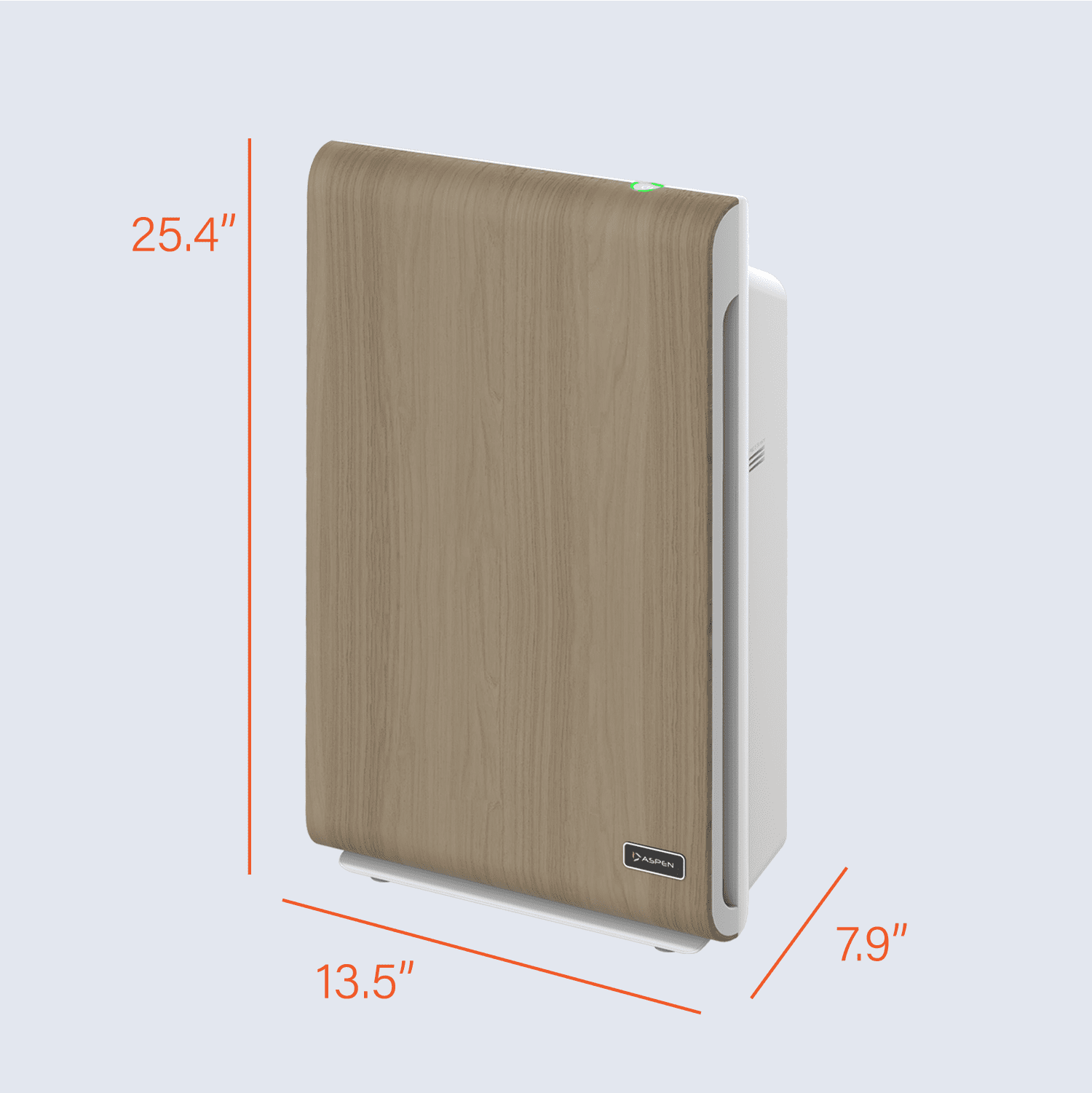 THE ASPEN Smart Air Purifier for Large Rooms, H13 True HEPA Filter with PM2.5 Sensor and App Control (Gold, 1500 sq ft) add6f