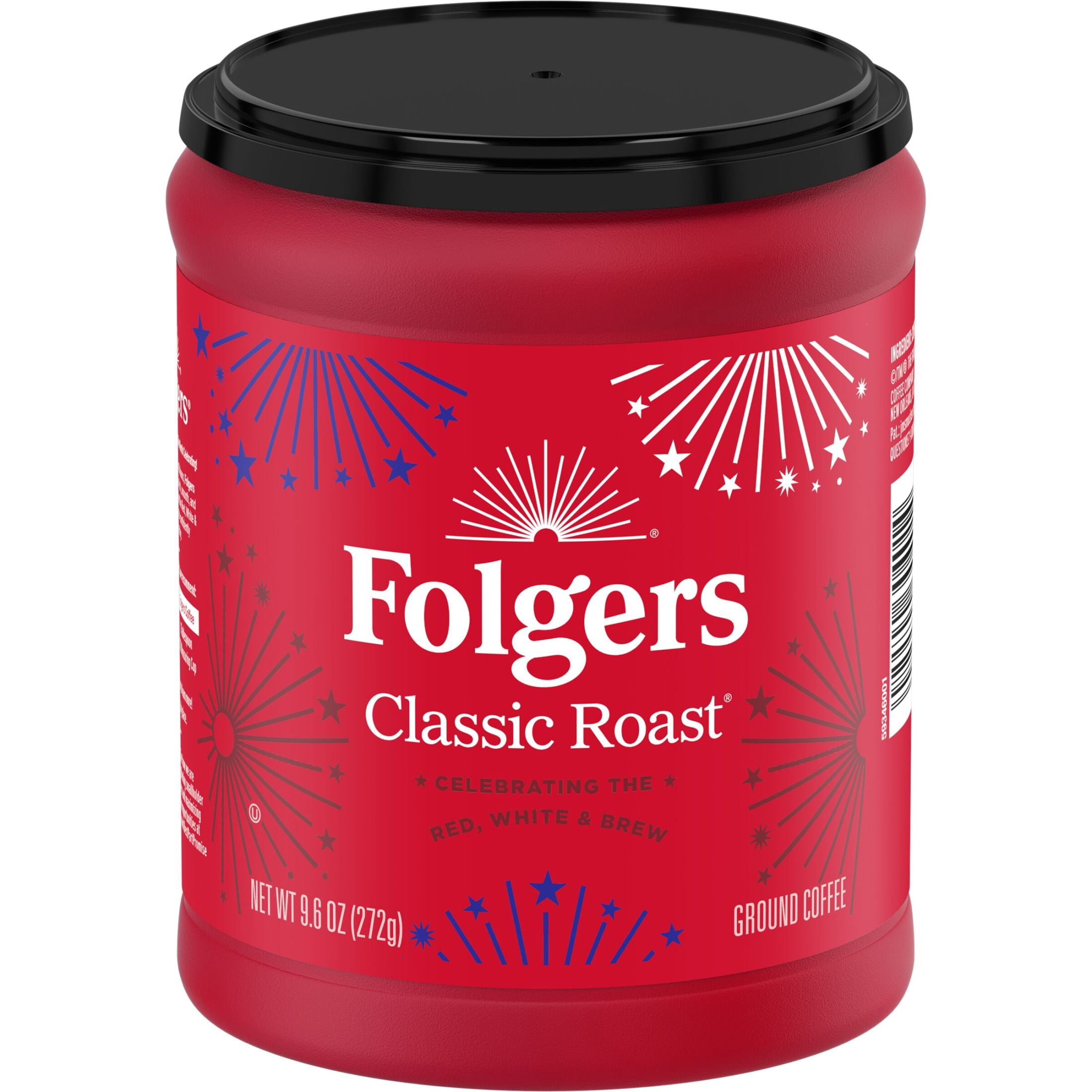 Folgers Classic Roast Medium Roast Ground Coffee (9.6 oz) n20pz