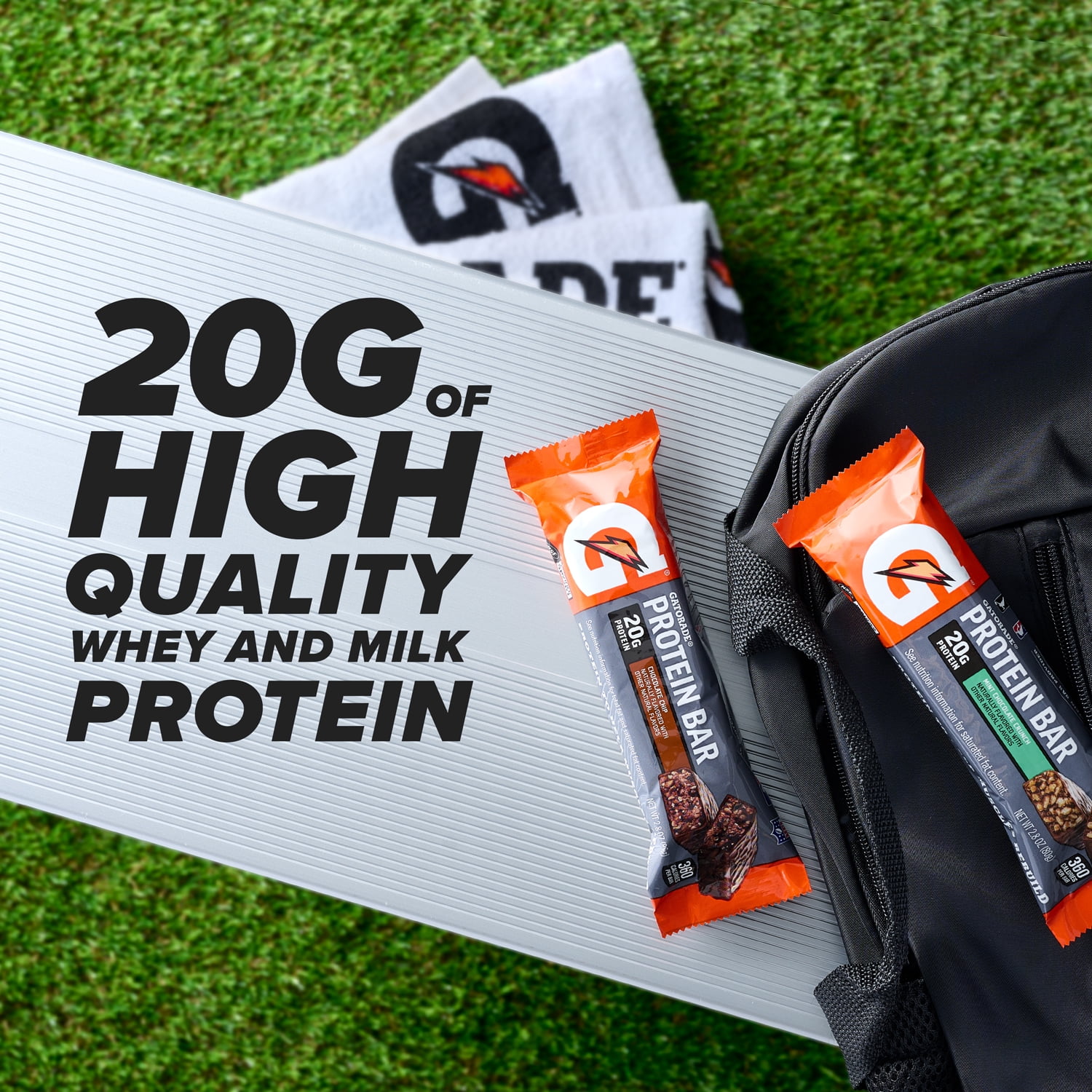 Gatorade Whey Protein Recover Bars, Peanut Butter Chocolate (6 Ct) cm2z1