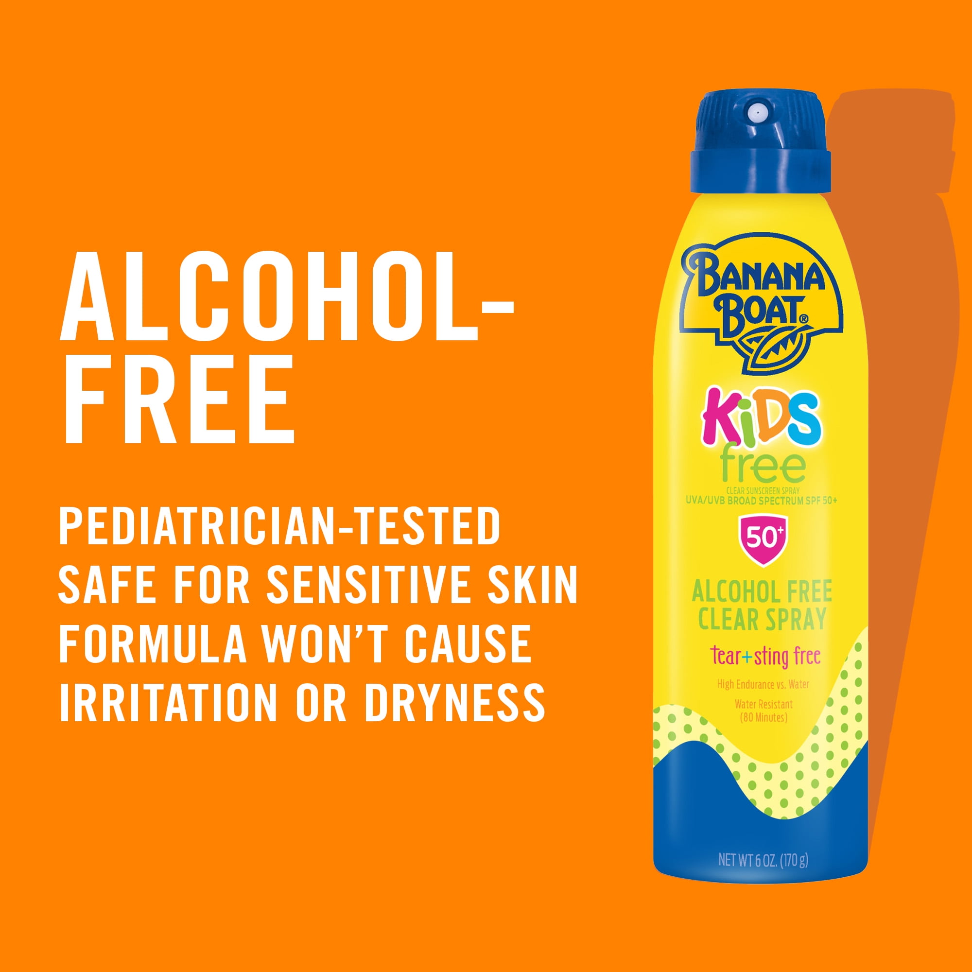 Banana Boat Kids Sport Sunscreen Spray (SPF 50, 6 oz) yyuwm