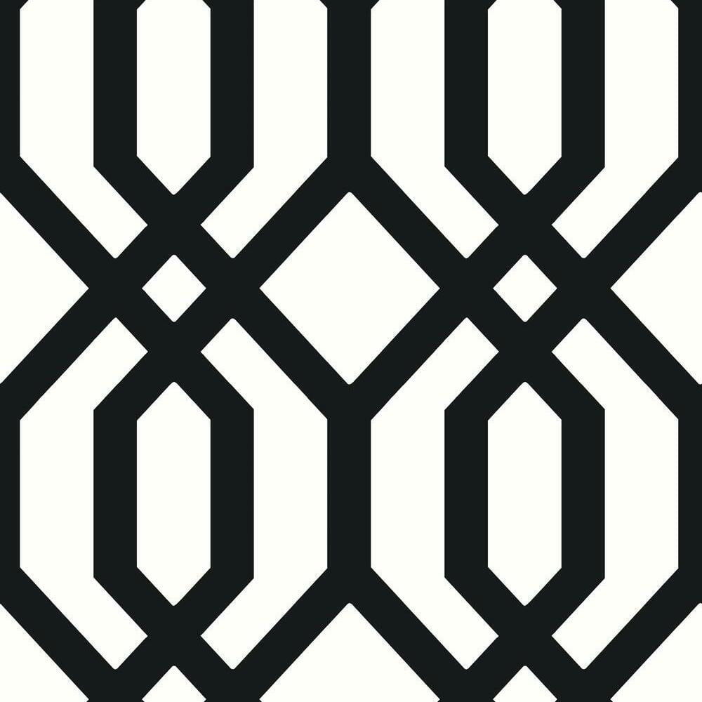 RoomMates Gazebo Lattice Peel and Stick Wallpaper (Blue, 20.5 in x 16.5 ft) 9reau