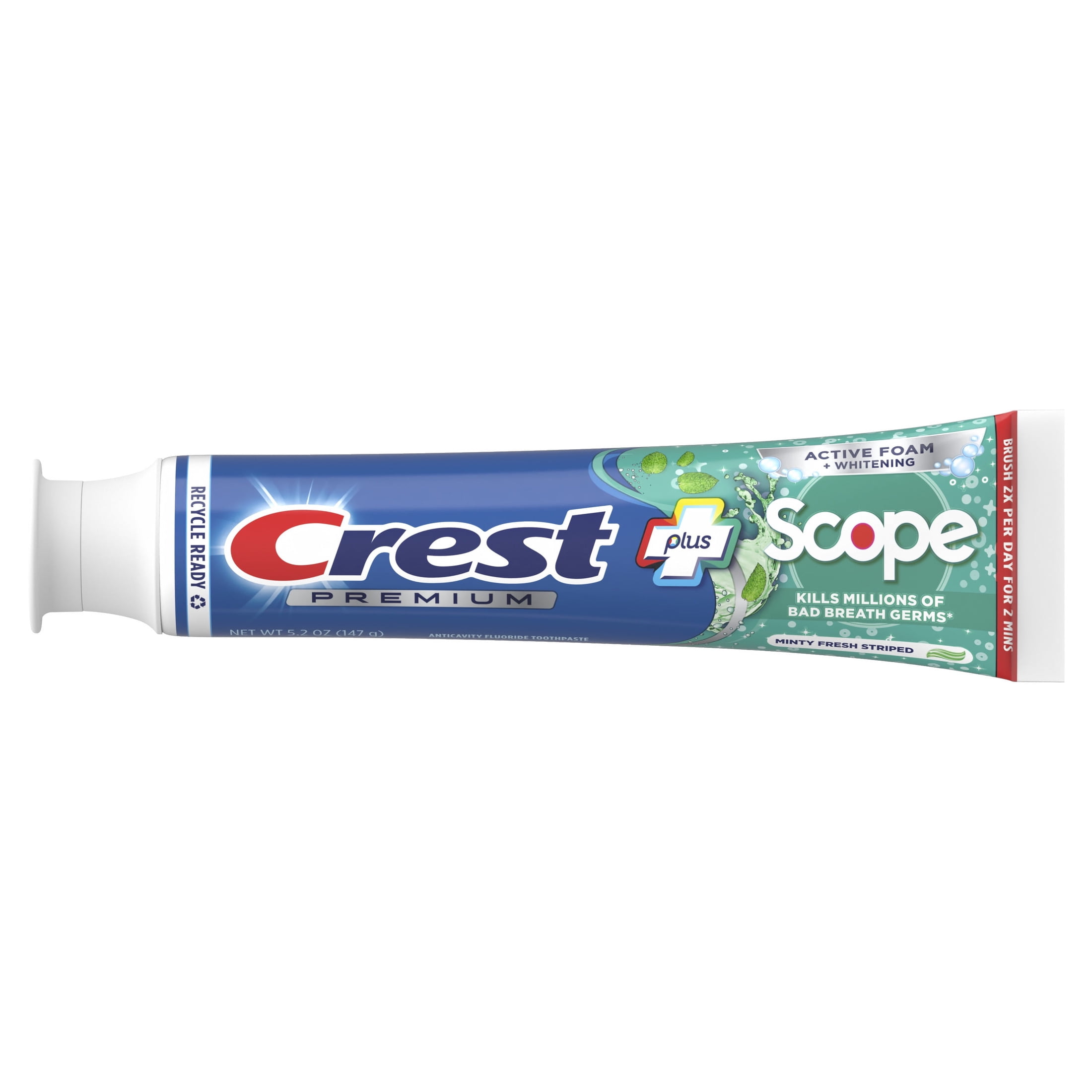 Crest Premium Plus Scope Whitening Toothpaste, Minty Fresh Flavor (5.2 oz) 79zjp - Image 7