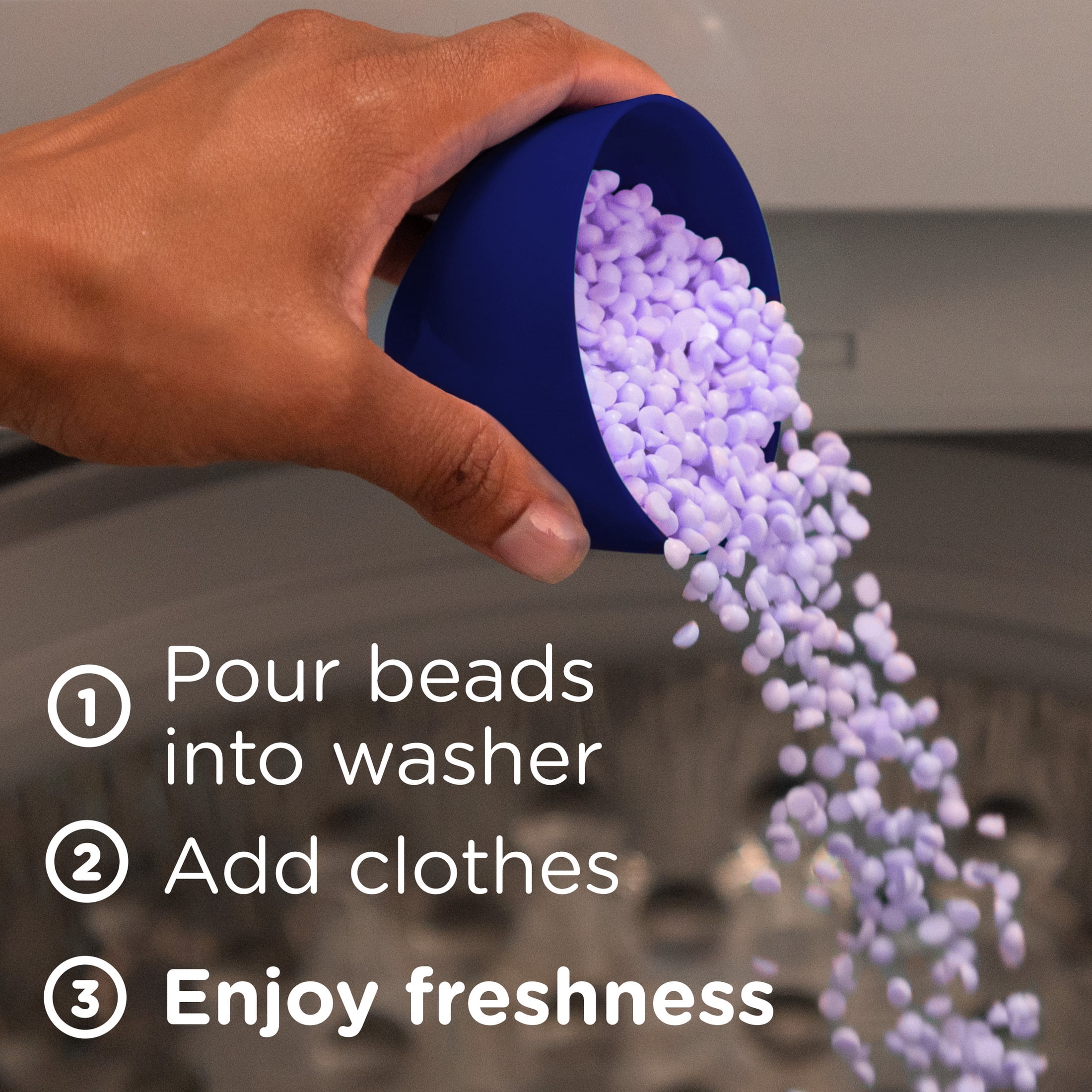 Downy Infusions In-Wash Scent Booster Beads, Calm Lavender and Vanilla Bean (24 oz) cr9tt