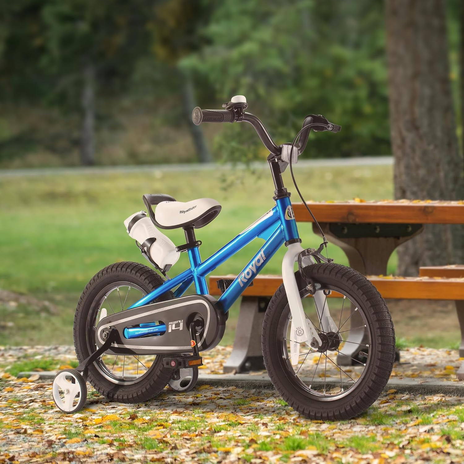 Royal Baby Freestyle Kids Bicycle (Blue, 16 in) 7tz5k