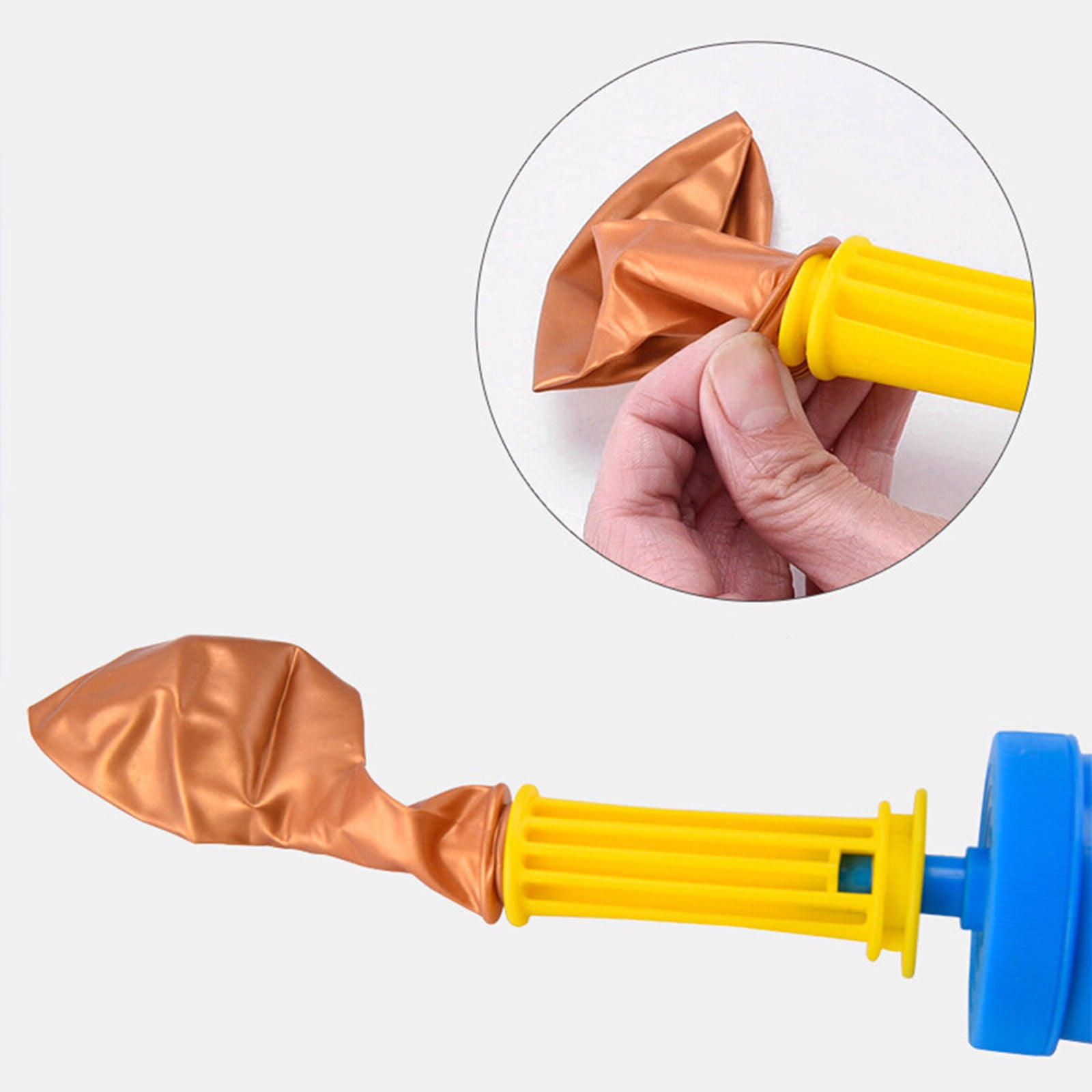 Fiudx Hand Push Air Pump, Multipurpose 2-Way Inflator for Balloons and Pool Floats (15.75 in, 1 Pack) gids7
