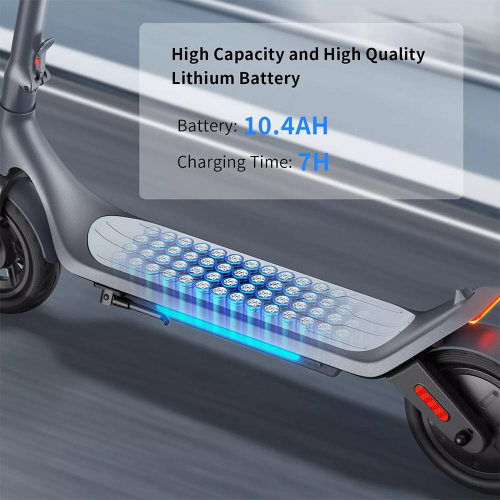 Golucky Electric Scooter for Adults, 500W Motor, 31-Mile Range, Foldable Commuter E-Scooter with Smart App Control (10 in Tires, 265 lb Capacity) qo08c