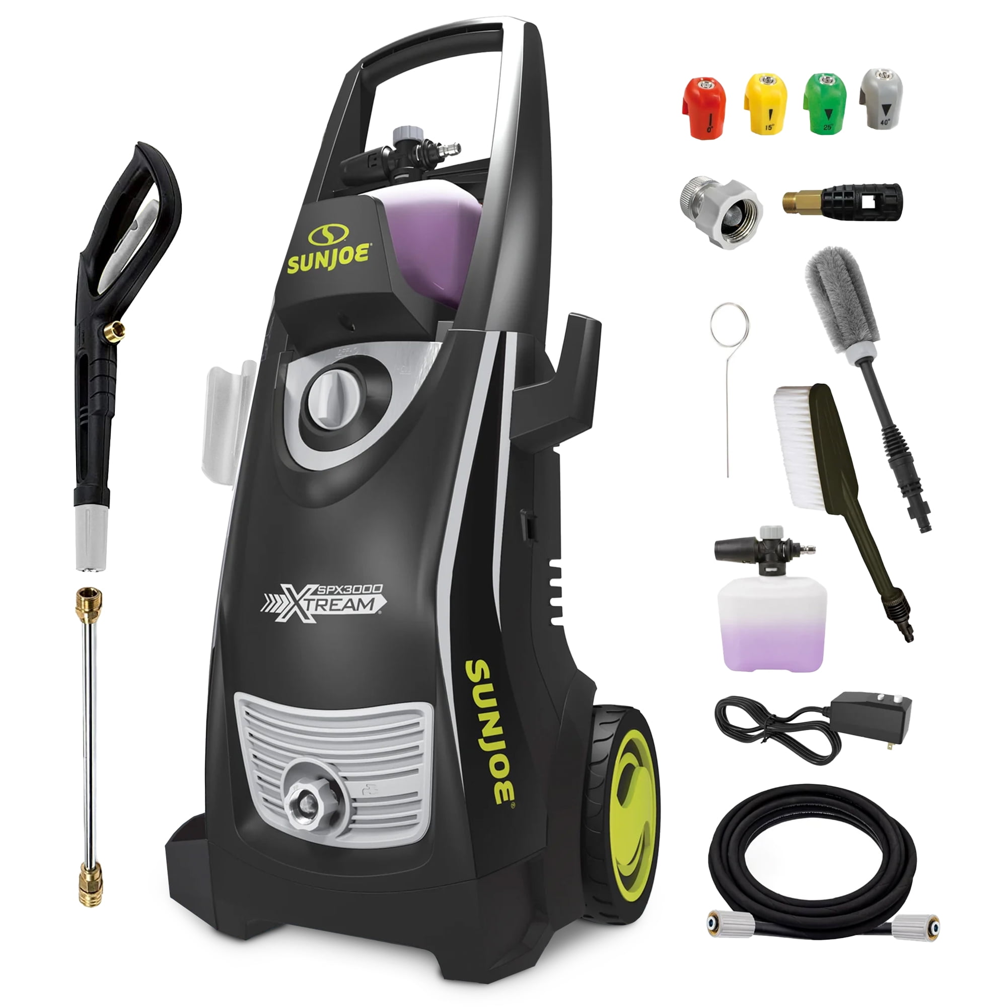 Sun Joe 2200 PSI Electric Pressure Washer, High-Pressure Cleaning System (2200 PSI, 1.1 GPM) ix2pv