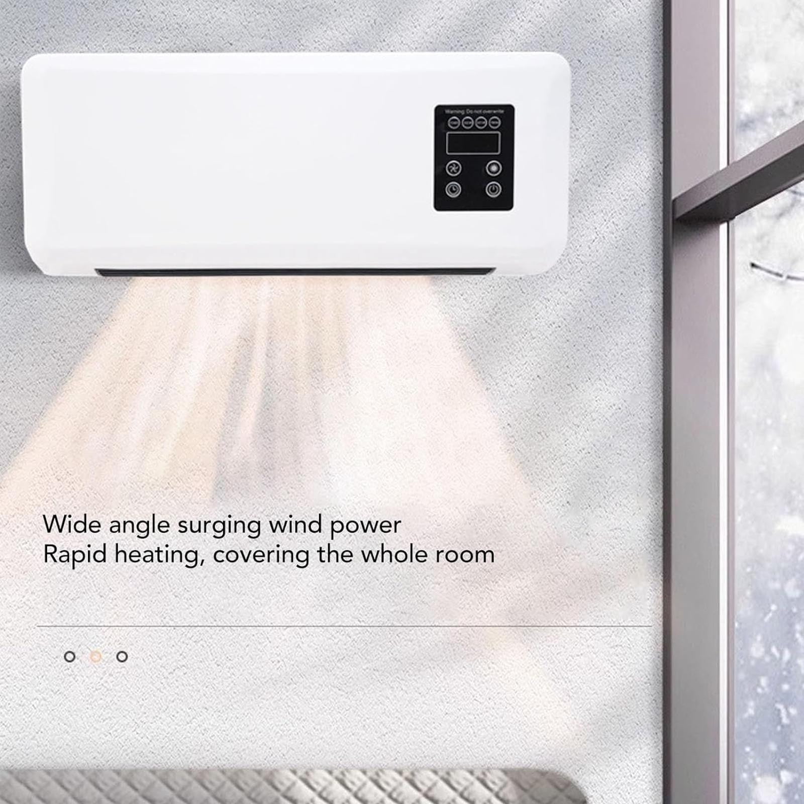 Fankiway Smart Electric Wall Heater with Remote Control (Fast Heating, 1500W) 33ynn