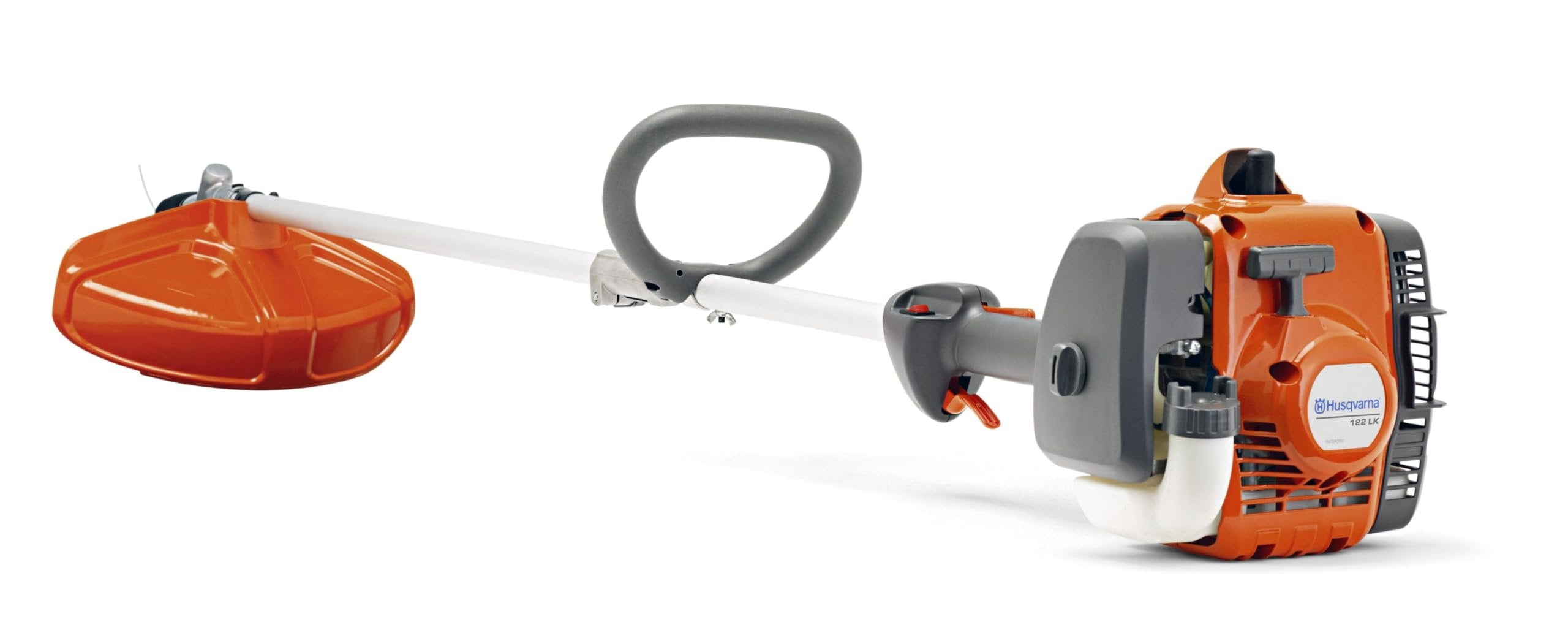 Husqvarna 122LK String Trimmer, Gas Powered Lawn Edger with Straight Shaft (17 in) idp64
