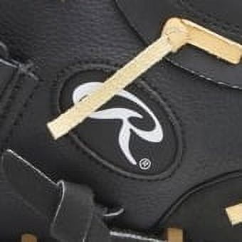 Rawlings RSB Series Slowpitch Softball Glove, Durable Leather Palm, Right Hand Throw (Black, 13 in) 6wfcy