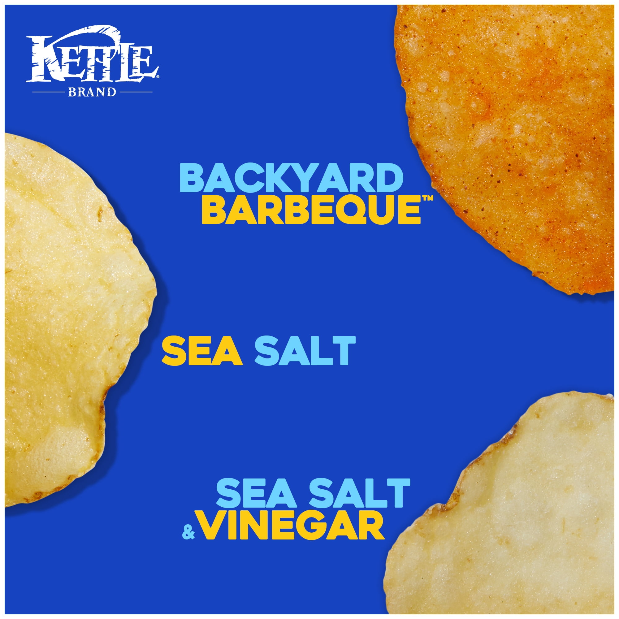 Kettle Brand Potato Chips Variety Pack, Kettle-Cooked Crunchy Snack Bags (20 Count, 1 oz Each) eb0i1