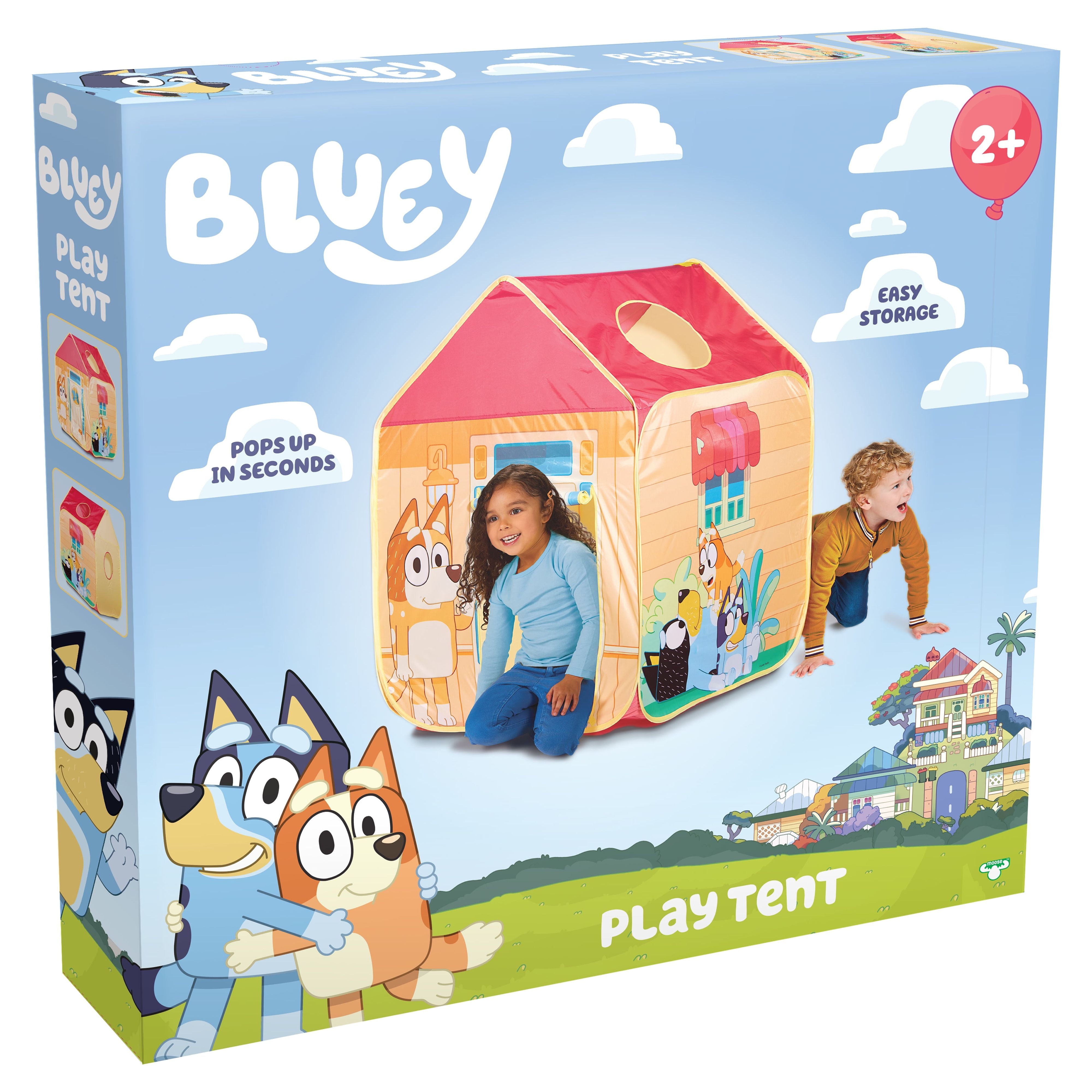 Bluey Play House Pop Up Play Tent (Orange, 36 in x 36 in x 36 in) 7od3f
