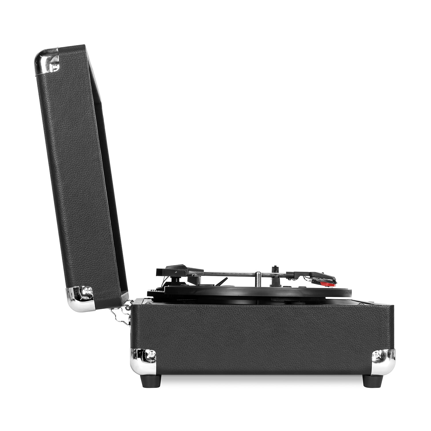 Victrola Journey+ Portable Bluetooth Suitcase Record Player with Cassette Player (Black) vkwkw