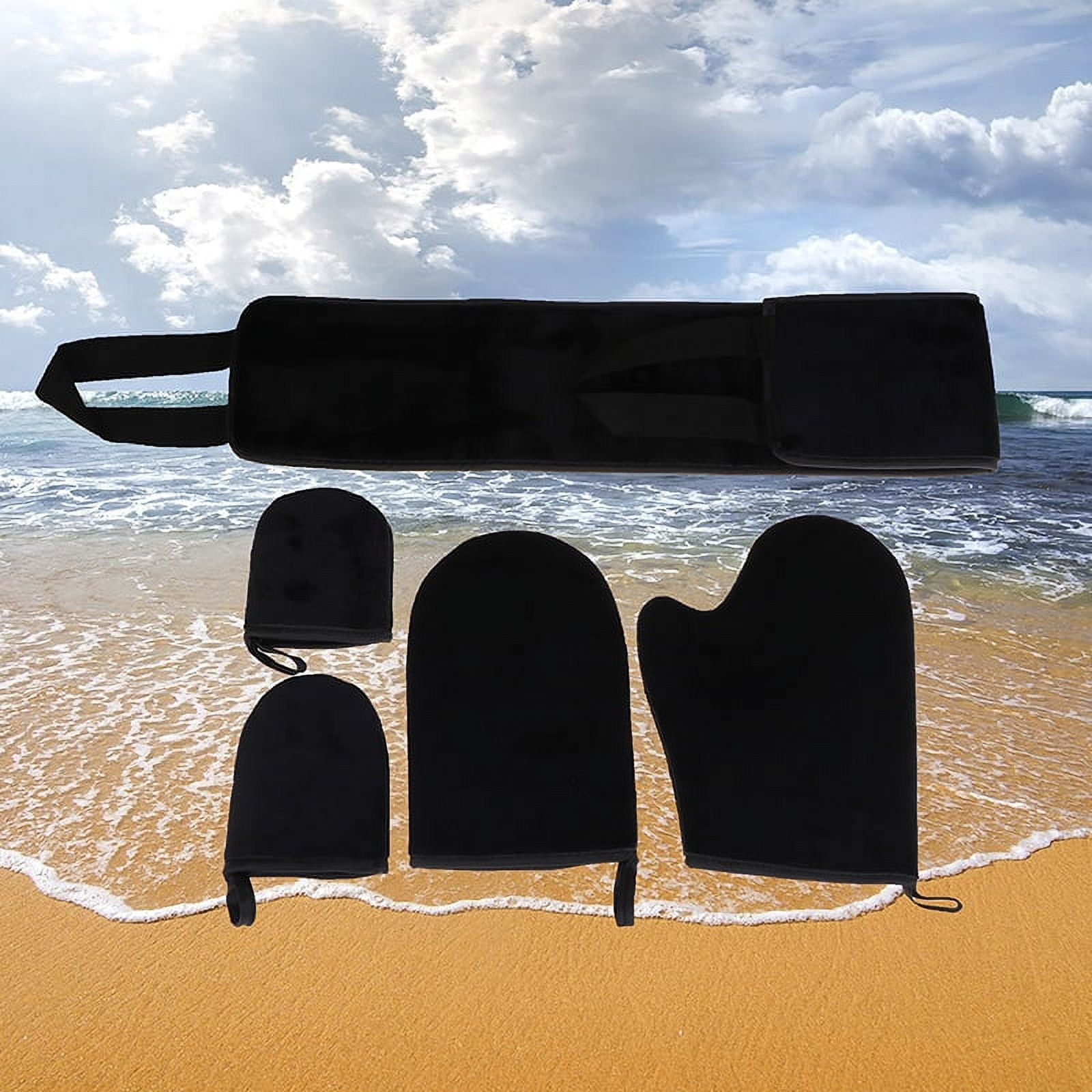 Pack of Adventure Self Tanner Applicator Mitt Reusable Body Tanning Glove (One Size) eyqcm