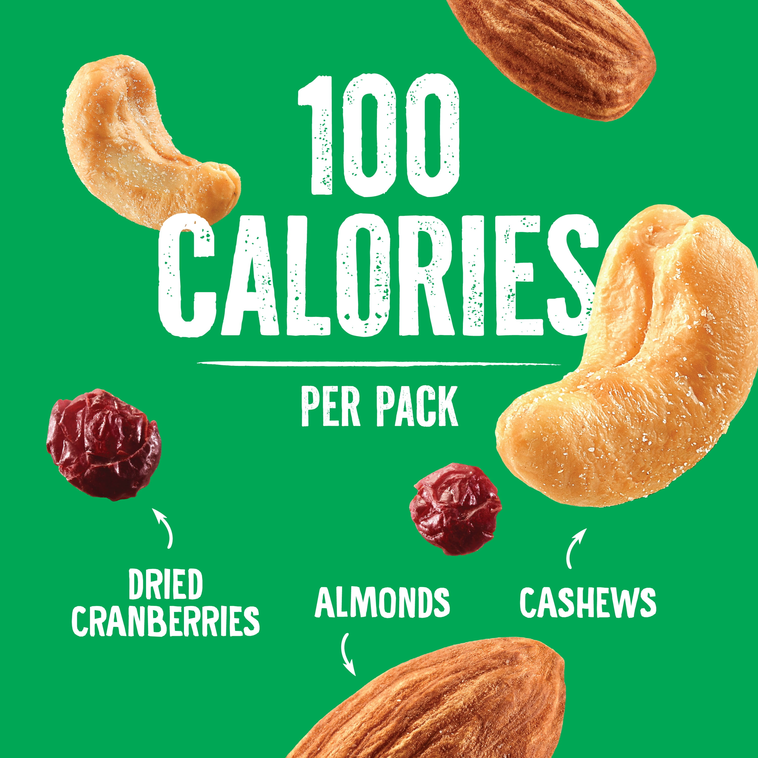 Emerald Cashews & Almonds with Dried Cranberries Snack Mix (10 Ct, 6.9 oz) risqj