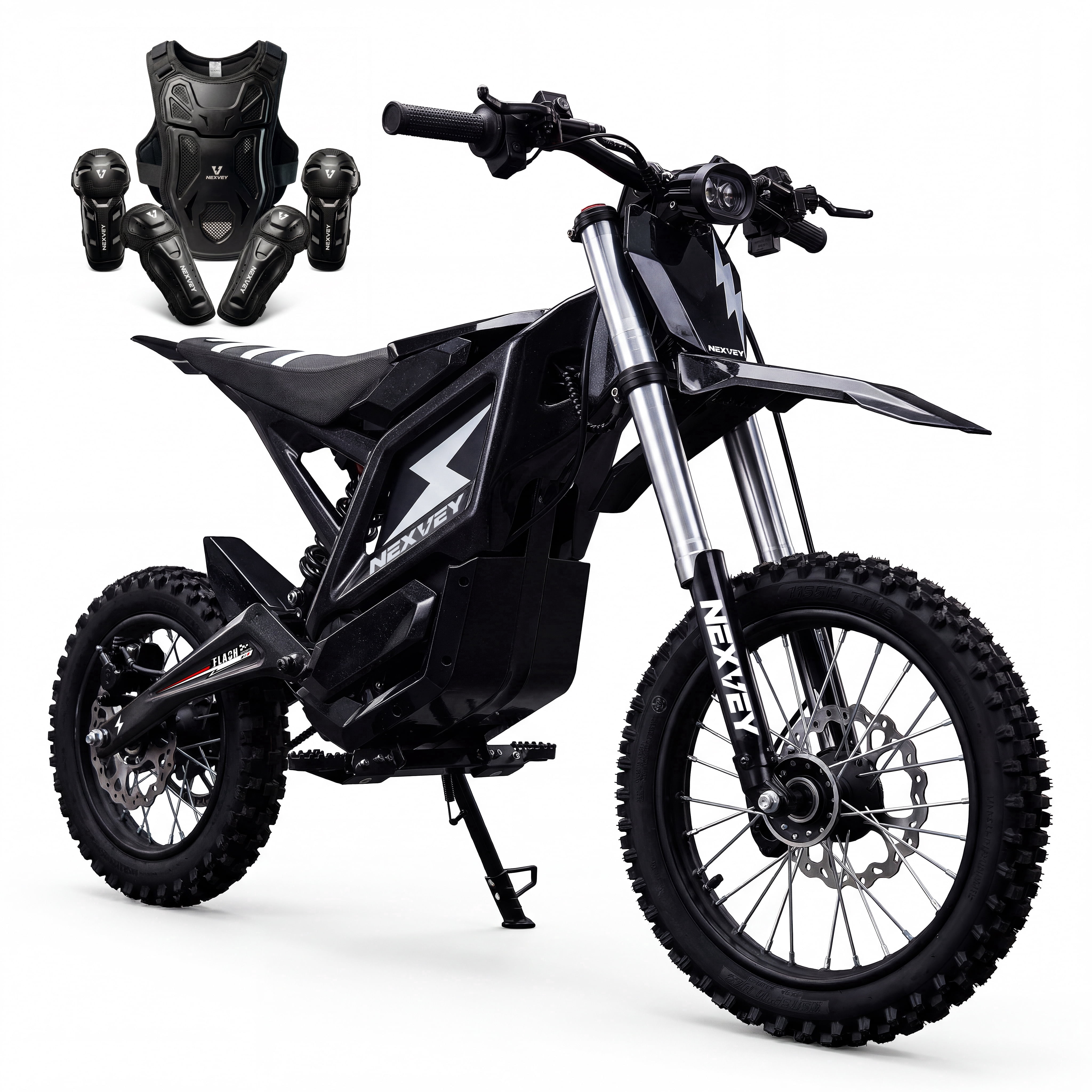 NEXVEY Flash Electric Dirt Bike for Teens, 4000W High-Torque Motor, 35 MPH Max Speed, Dual Suspension & Disc Brakes (Yellow, 22.5AH Battery) z5s5n