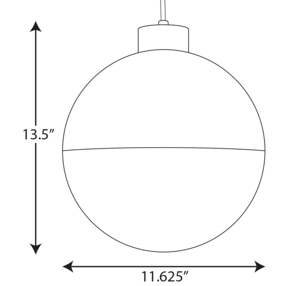 Progress Lighting Globe Collection 1-Light Pendant Light, Mid-Century Modern Hanging Fixture with Opal Glass Shade (Brushed Bronze, 12 in) 2r7pd