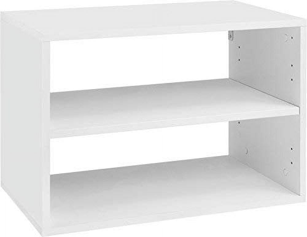 Organized Living freedomRail OBox Shelving Unit (White, 14 in) v59bw