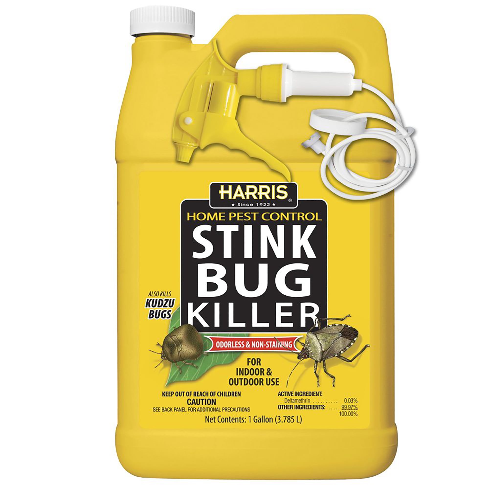 Harris Stink Bug Killer Spray, Odorless and Non-Staining Residual Insect Control (128 fl oz) 0har7