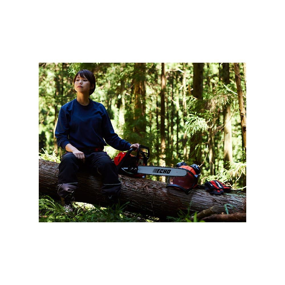 ECHO 18-Inch Gas Chainsaw with Bar and Chain (41.6cc, 2-Stroke Engine) h79cb