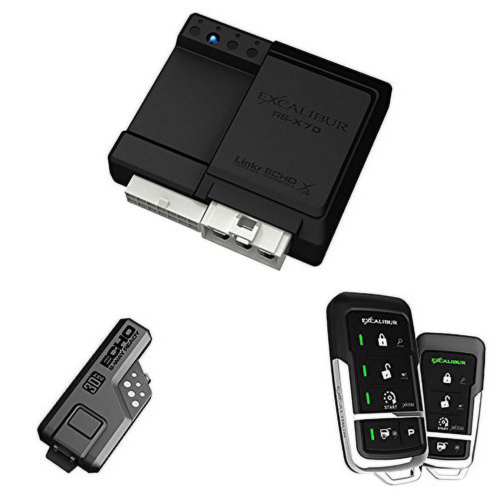 Excalibur 900MHz LED 2-Way Remote Start and Keyless Entry System (Universal Fit) v5dbd