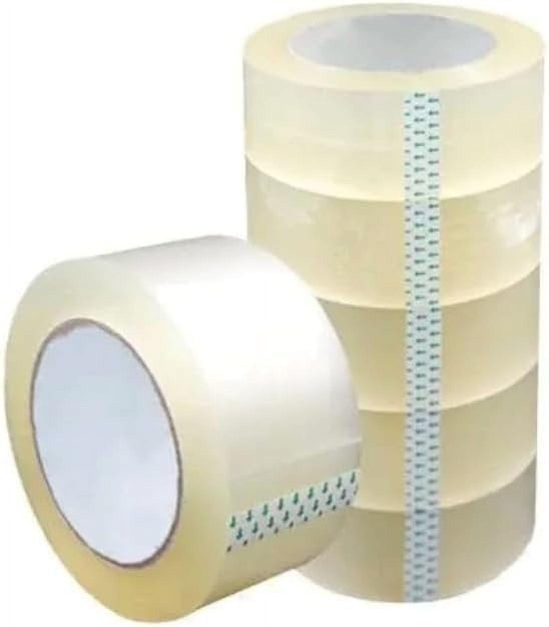Supplyhut Shipping Packaging Sealing Tape (Clear, 6 Rolls, 2 in x 55 yd) oypmi