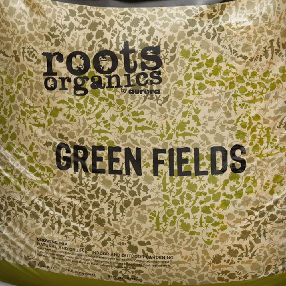 Roots Organics Green Fields Hydroponic Potting Soil Mix (Green, 3 Pack of 10 gal) hjz09