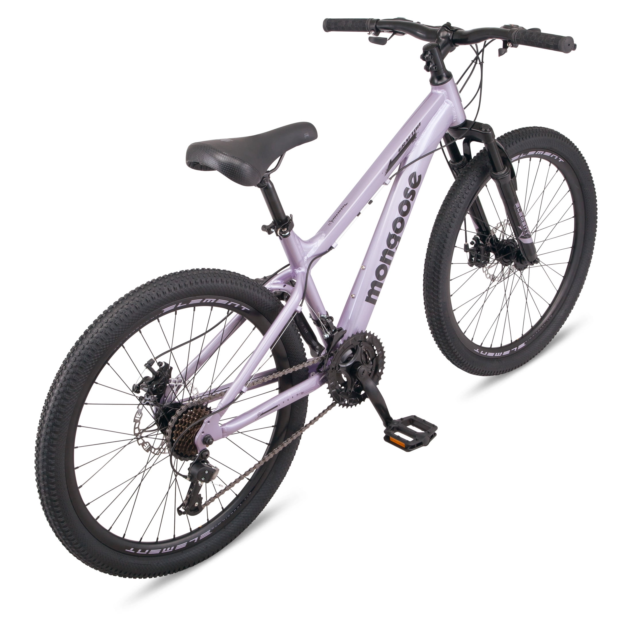 Mongoose Grafton Mountain Bike (Purple, 24 in) huov6