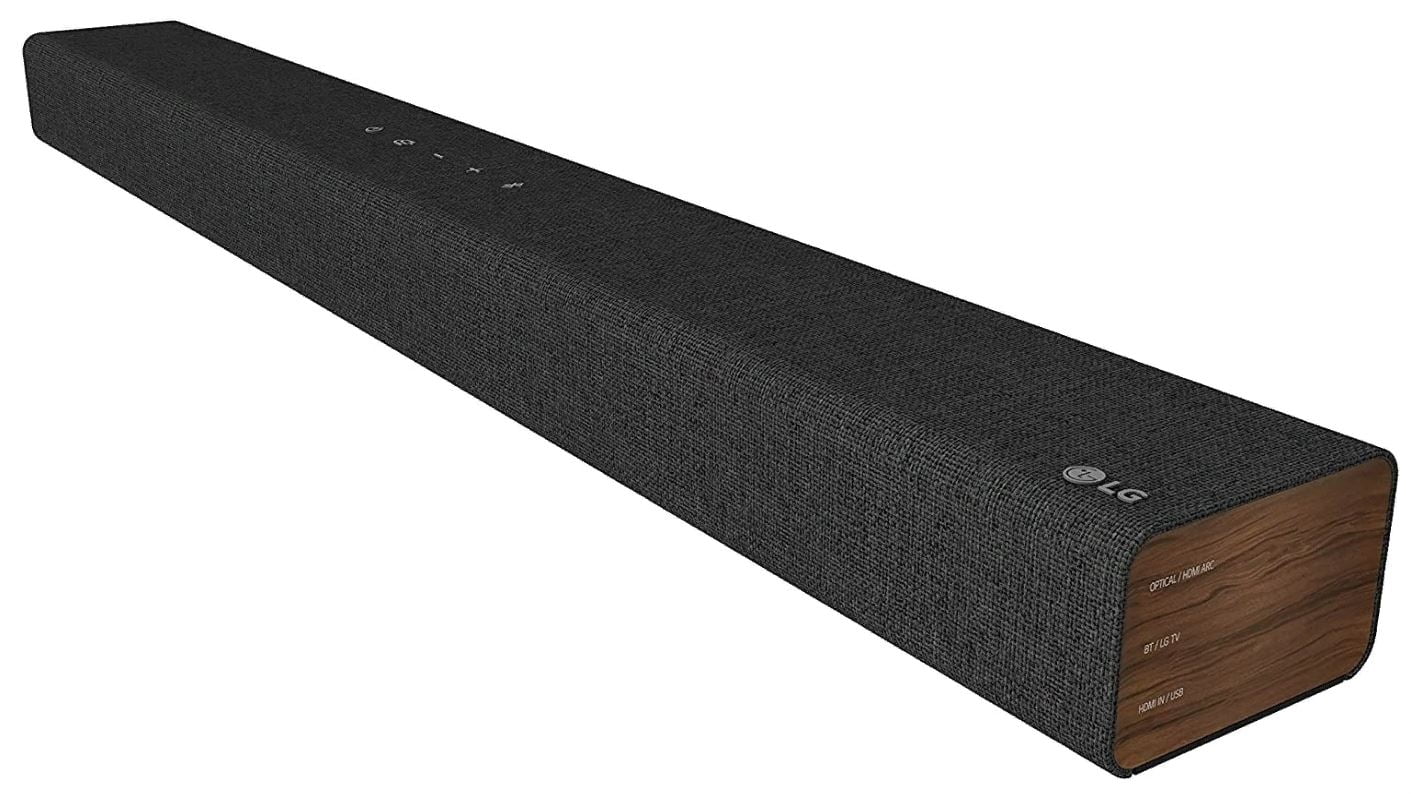 LG SP2 2.1 Channel 100W All-in-One Soundbar with Built-in Subwoofer (Black) w2jry
