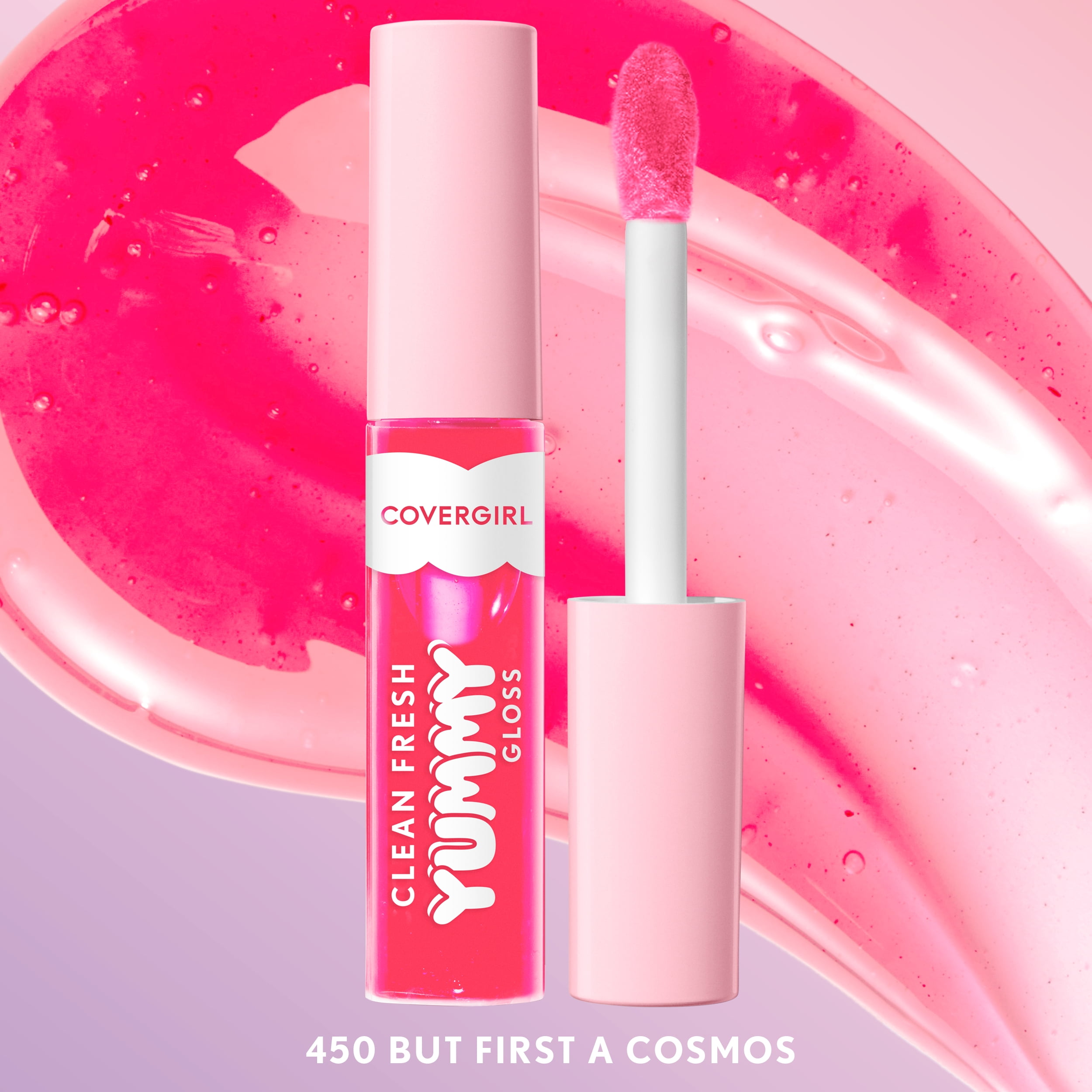 COVERGIRL Clean Fresh Yummy Lip Gloss, Hydrating Sheer Finish (But First a Cosmo, 0.33 fl oz) 7n2dh