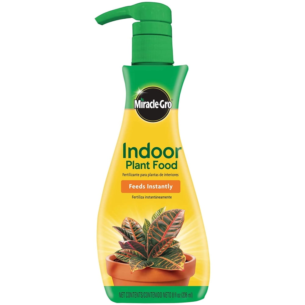 Miracle-Gro Indoor Plant Food Fertilizer Liquid Nutrient (8 fl oz, 12-Pack) l0pbd