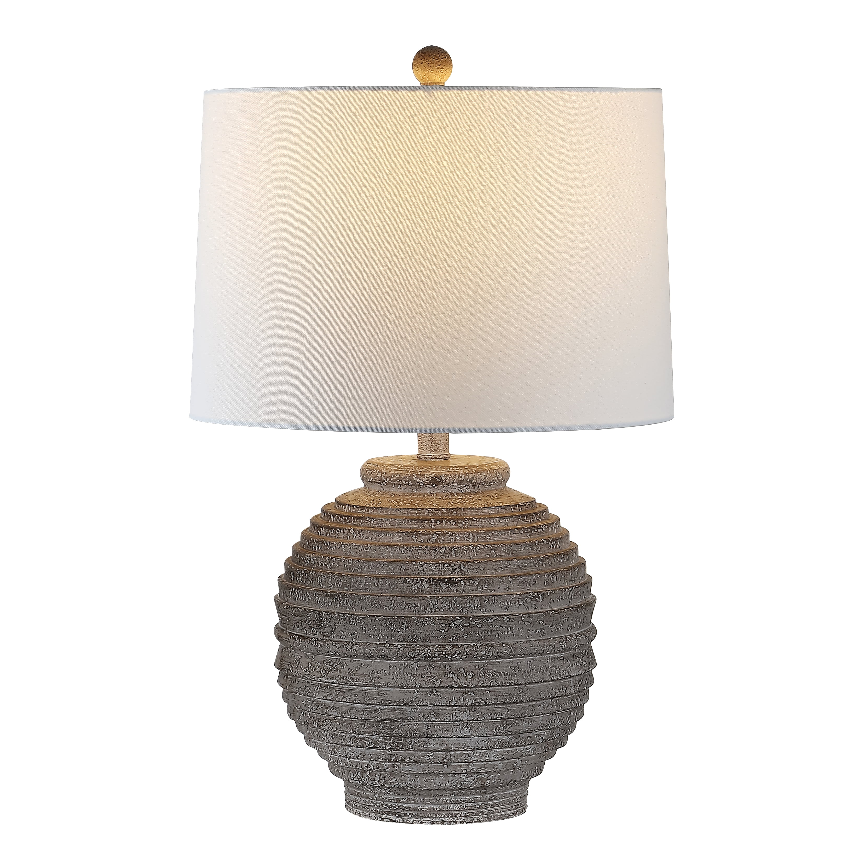 Safavieh Pendri Classic Contemporary Table Lamp with LED Bulb (Brown, 24 in.) z1duk