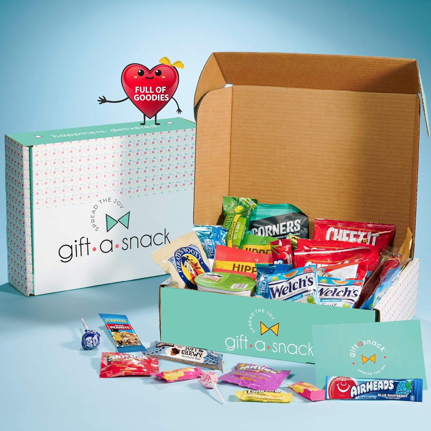 Gift A Snack Premium Snack Variety Pack Gift Box (Assorted Chips, Cookies, Candy, and Crackers, 42 Count) 4dqp2