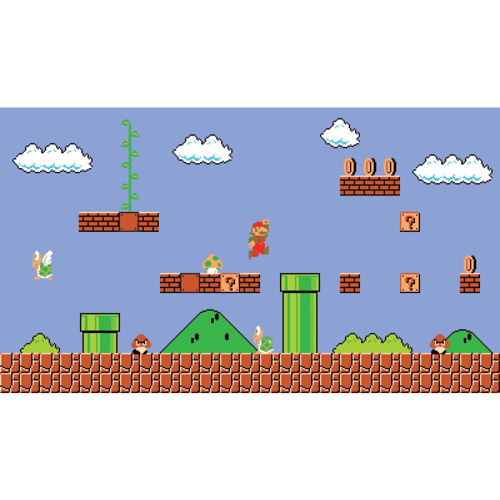 RoomMates Super Mario Retro XL Wall Mural (6 ft x 10.5 ft) yzgc1