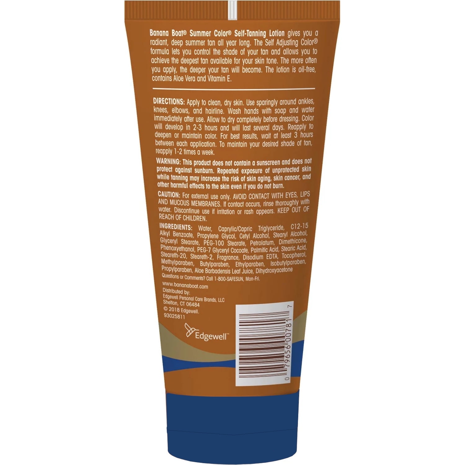 Banana Boat Summer Color Sunless Self-Tanning Lotion, Deep Dark (6 fl oz) ovyzu