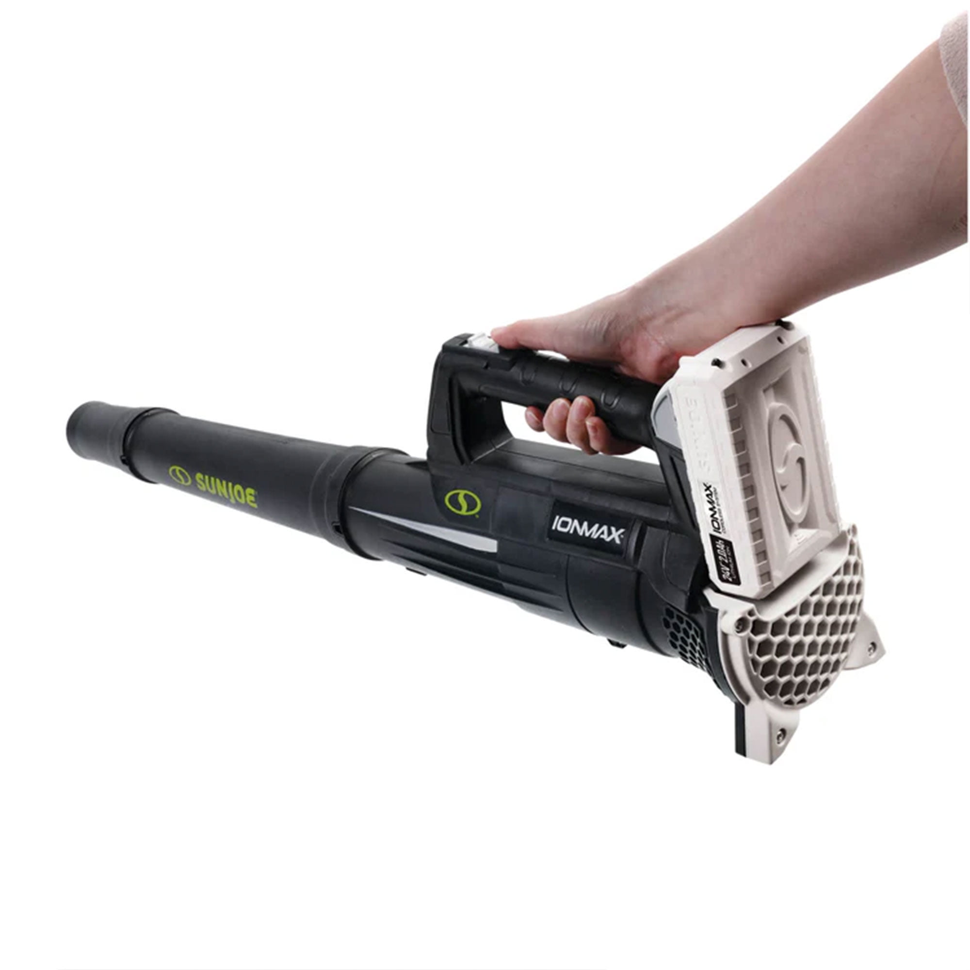 Sun Joe 24V Cordless Jet Leaf Blower Compact Turbine with Battery (Black, 5.4 lb) nwzc4