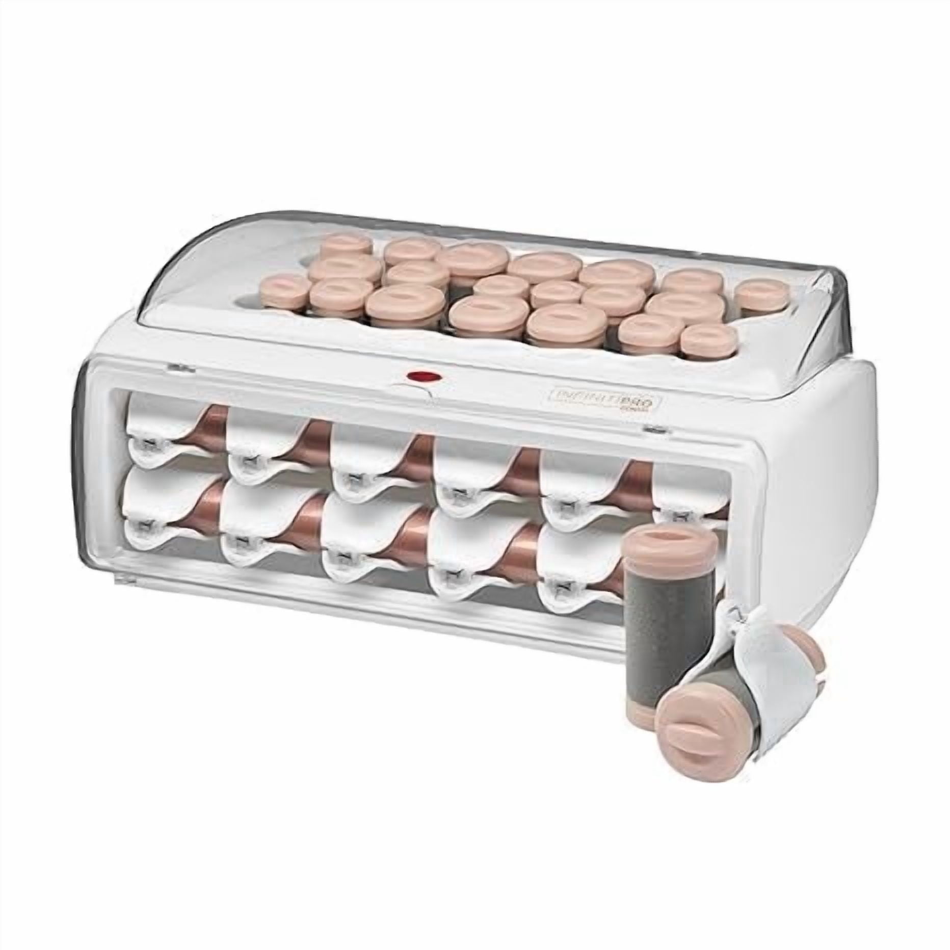 Conair Infiniti Pro Ceramic Flocked Hot Rollers Set (White, 20-Piece) abxoa