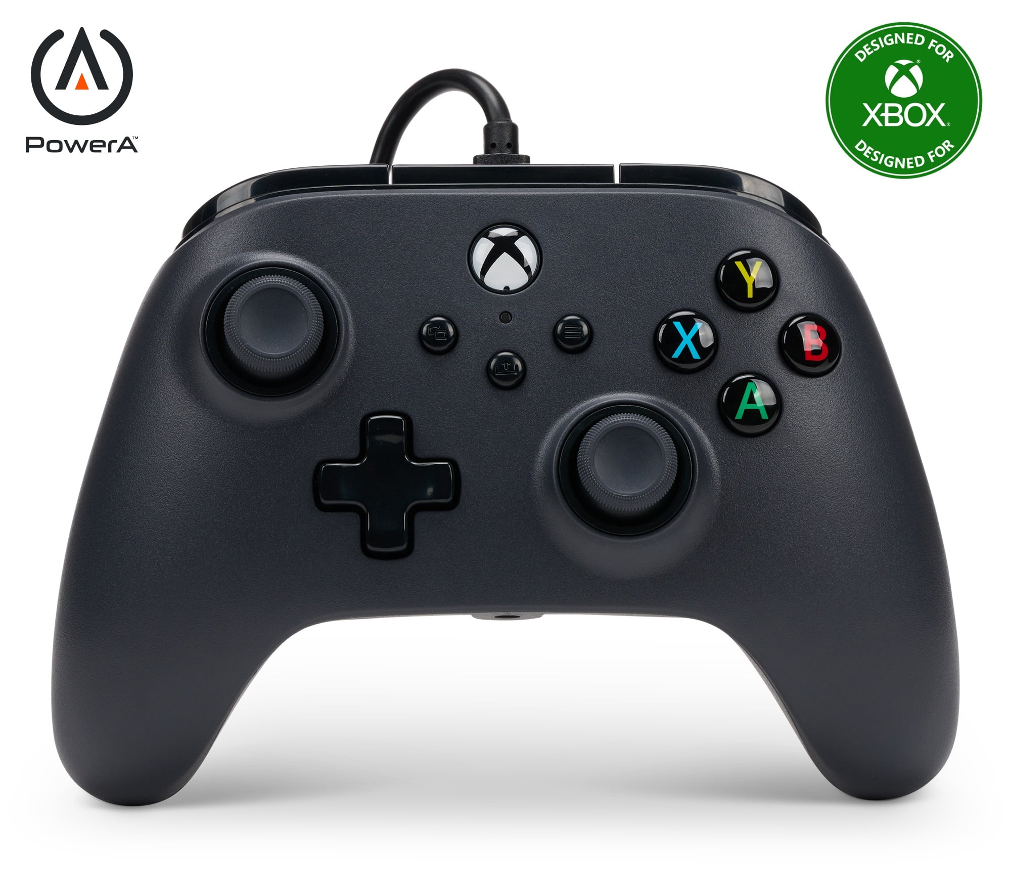PowerA Wired Controller for Xbox Series X|S (Black, 10 ft) e6tsn