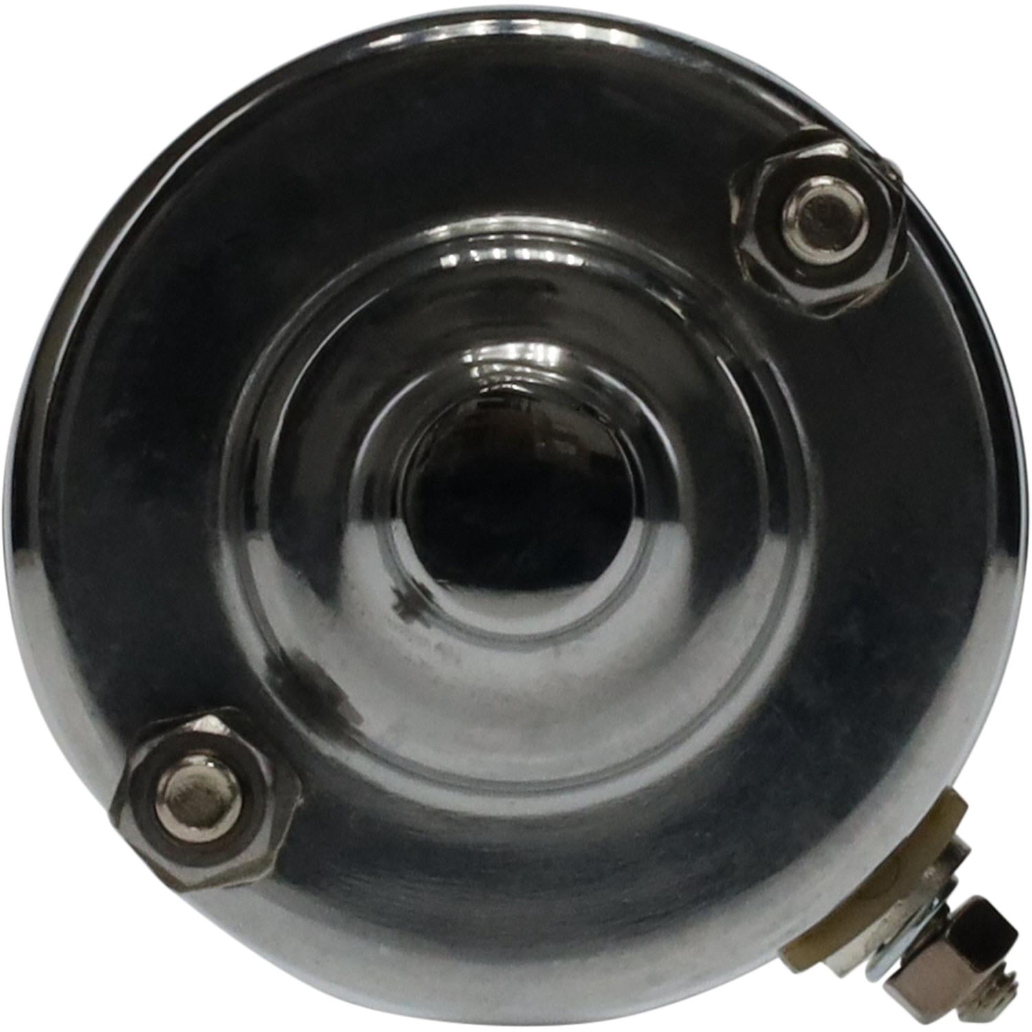 OEG Parts 12V Chrome Starter Motor for Harley Davidson FL Series (1965-1976) CCW Rotation jn6pj