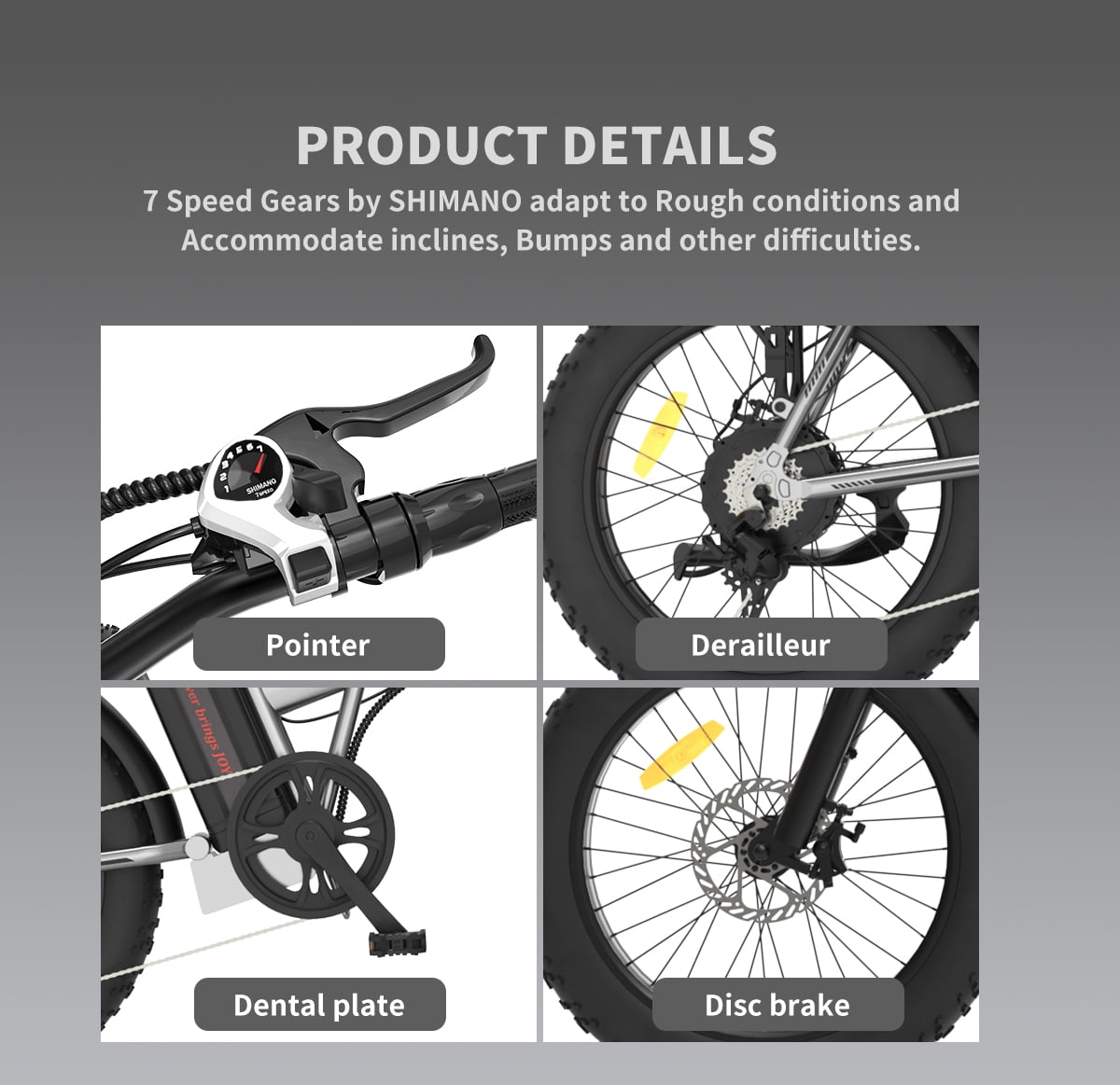 Aostirmotor Folding Electric Bike, 750W Motor, 20 in Fat Tire, 48V Removable Battery (Black, 260 lb Capacity) i57tt