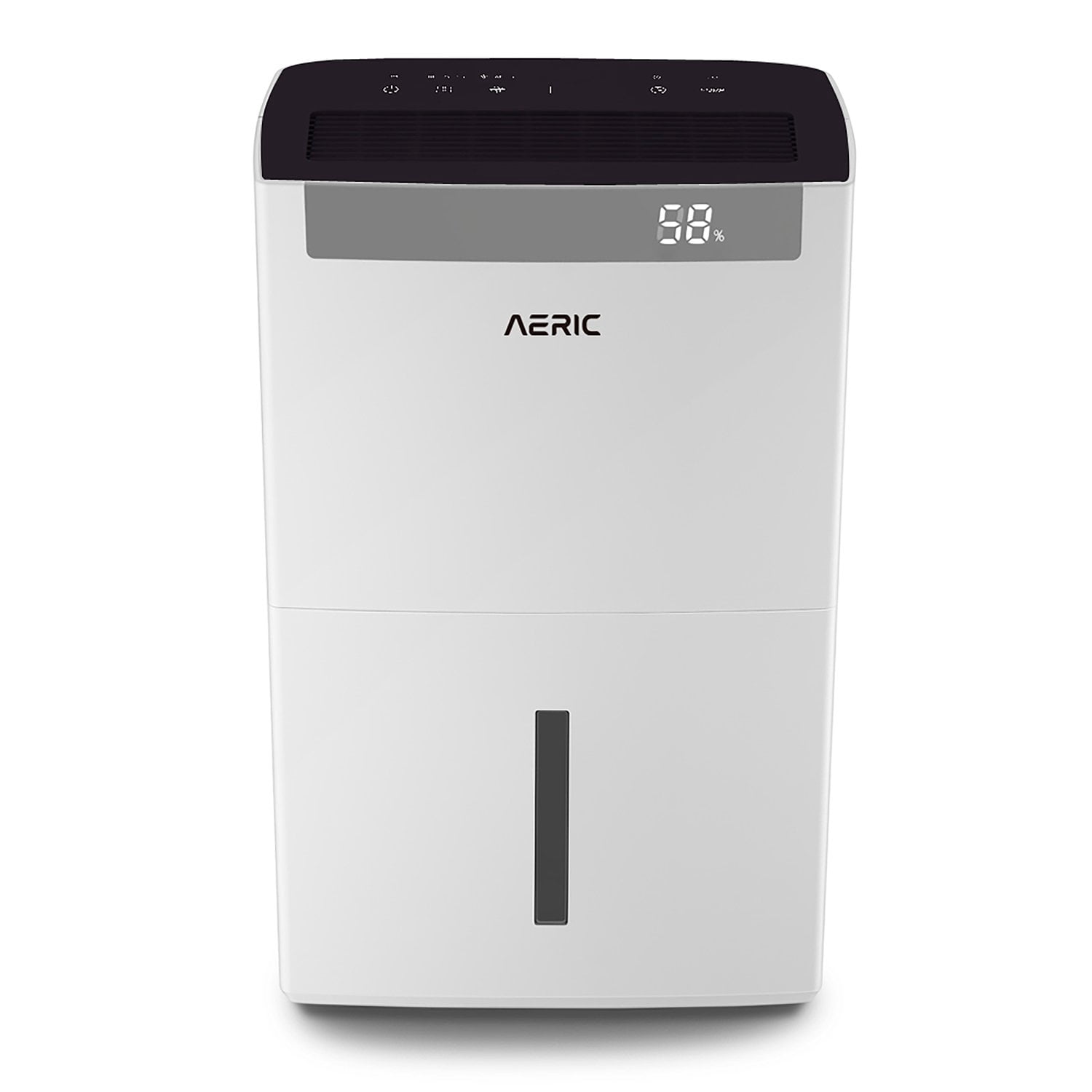 Aeric 50-Pint Portable Dehumidifier for Large Rooms up to 4500 Sq Ft with Drain Hose (White) d0y68