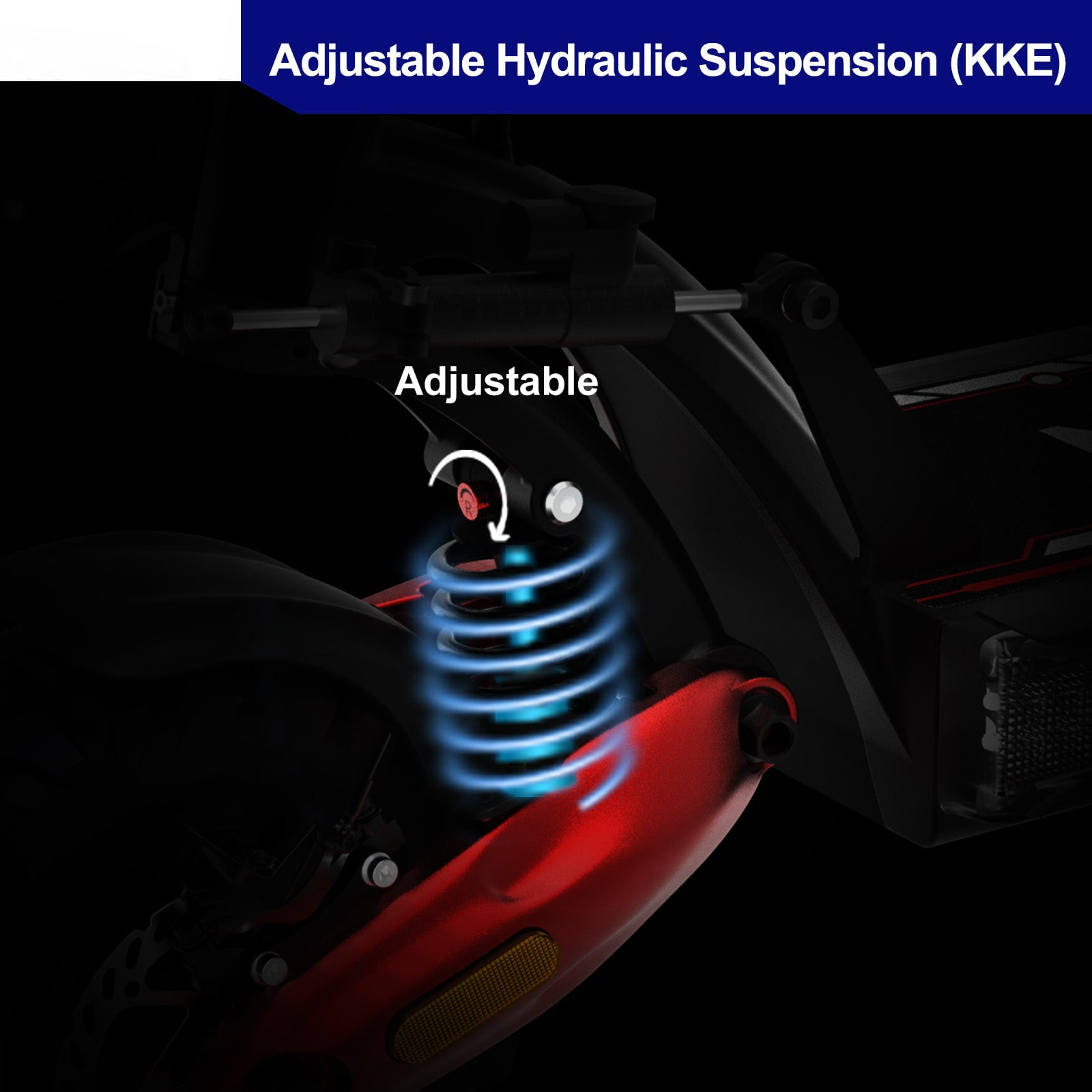 NANROBOT LS7+ Electric Scooter High-Performance Dual Motor Off-Road Commuter (Red, 300 lb Capacity) zpy41
