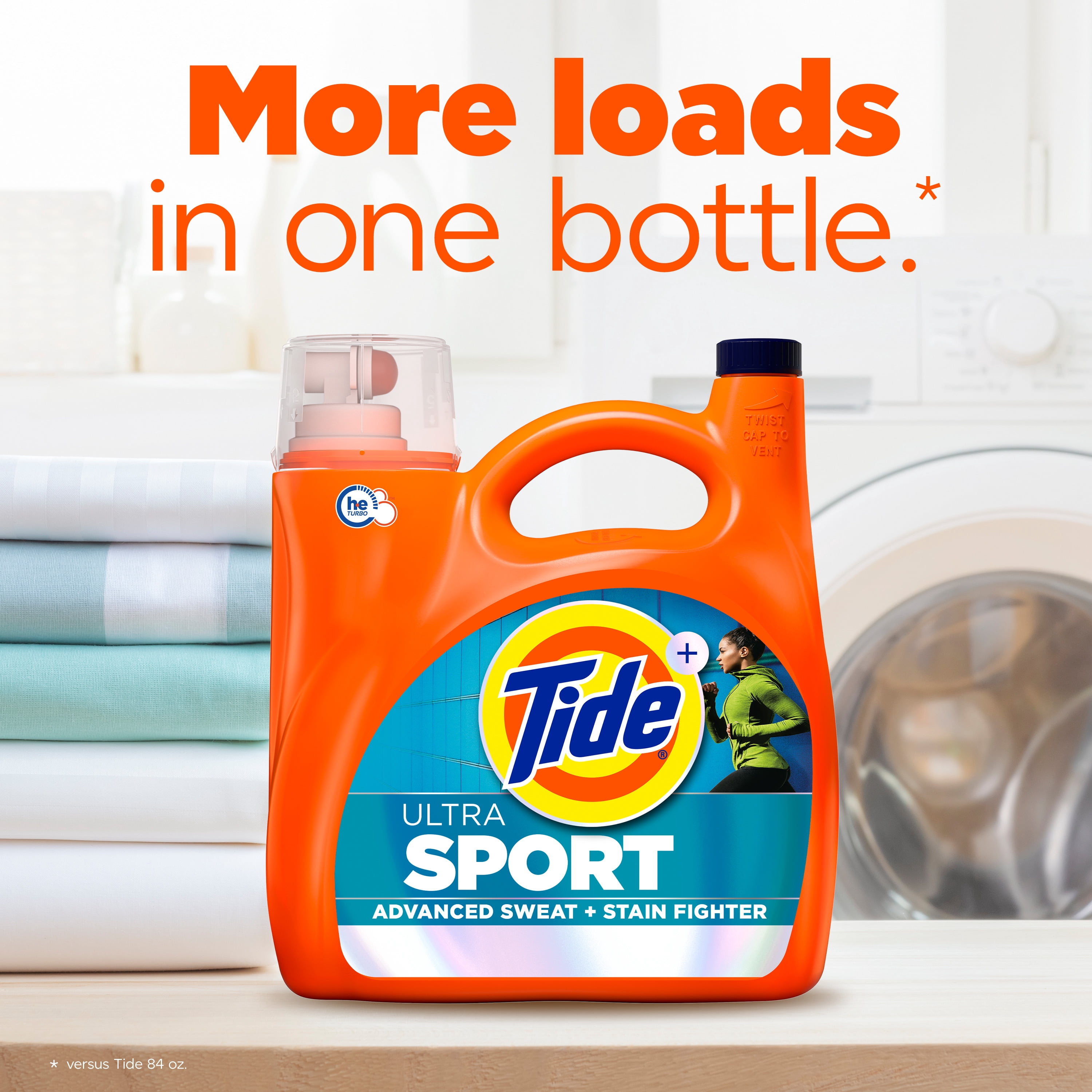 Tide Ultra Sport Liquid Laundry Detergent, Advanced Sweat and Stain Fighter (117 fl oz, 83 Loads) xem91