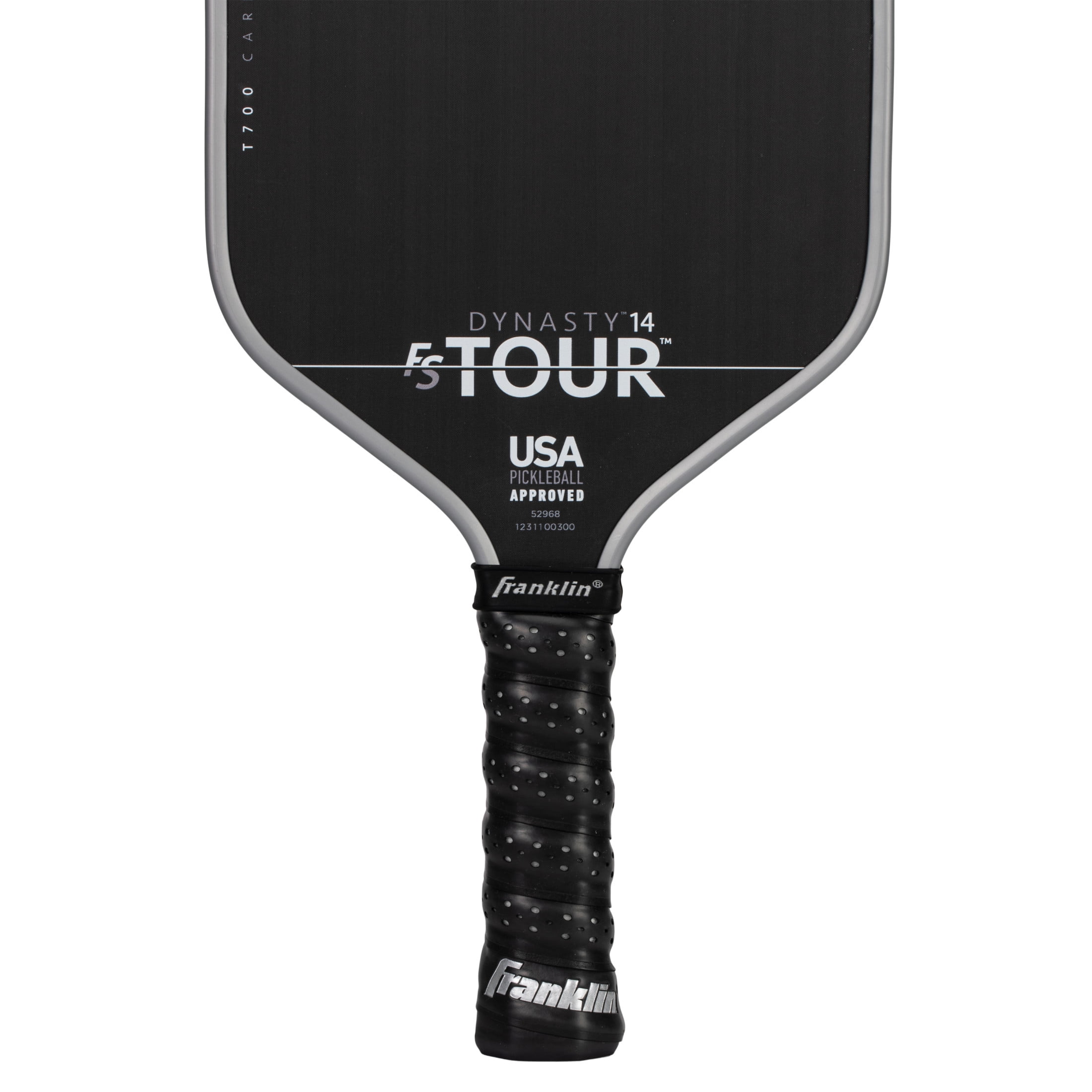 Franklin Sports FS Tour Series Pickleball Paddle - Carbon Fiber Surface - Pro Player Performance (Gray, 8.2 oz) v16dq