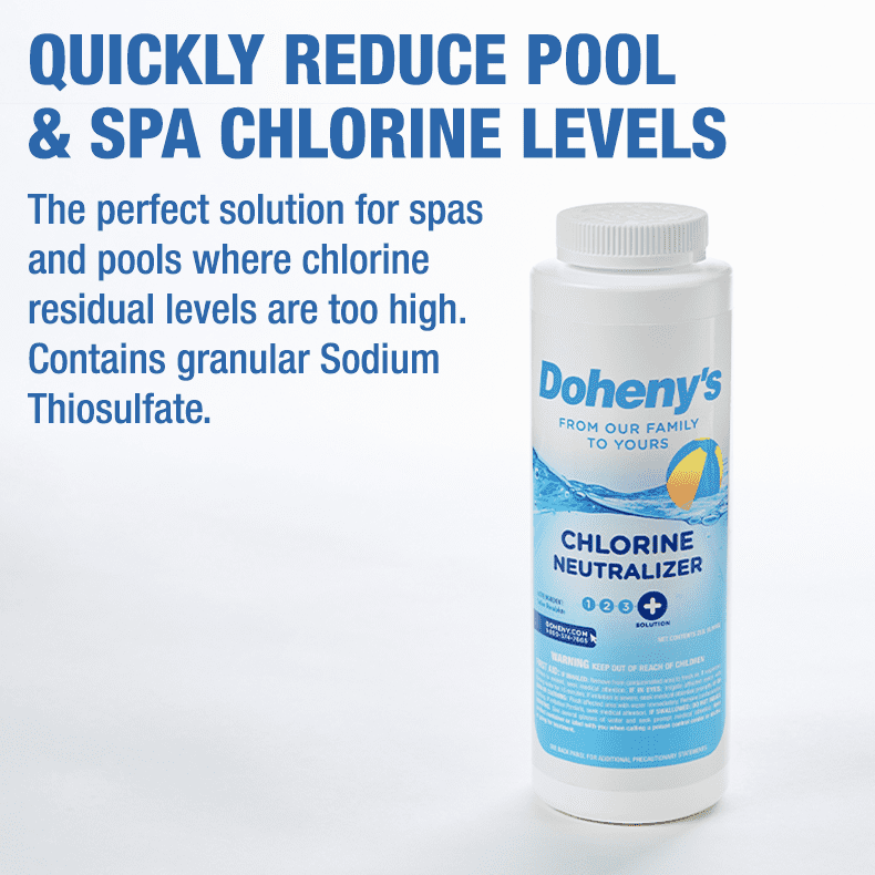 Doheny's Chlorine Neutralizer for Swimming Pools and Spas (Granular, 2.25 lb) jjpzt