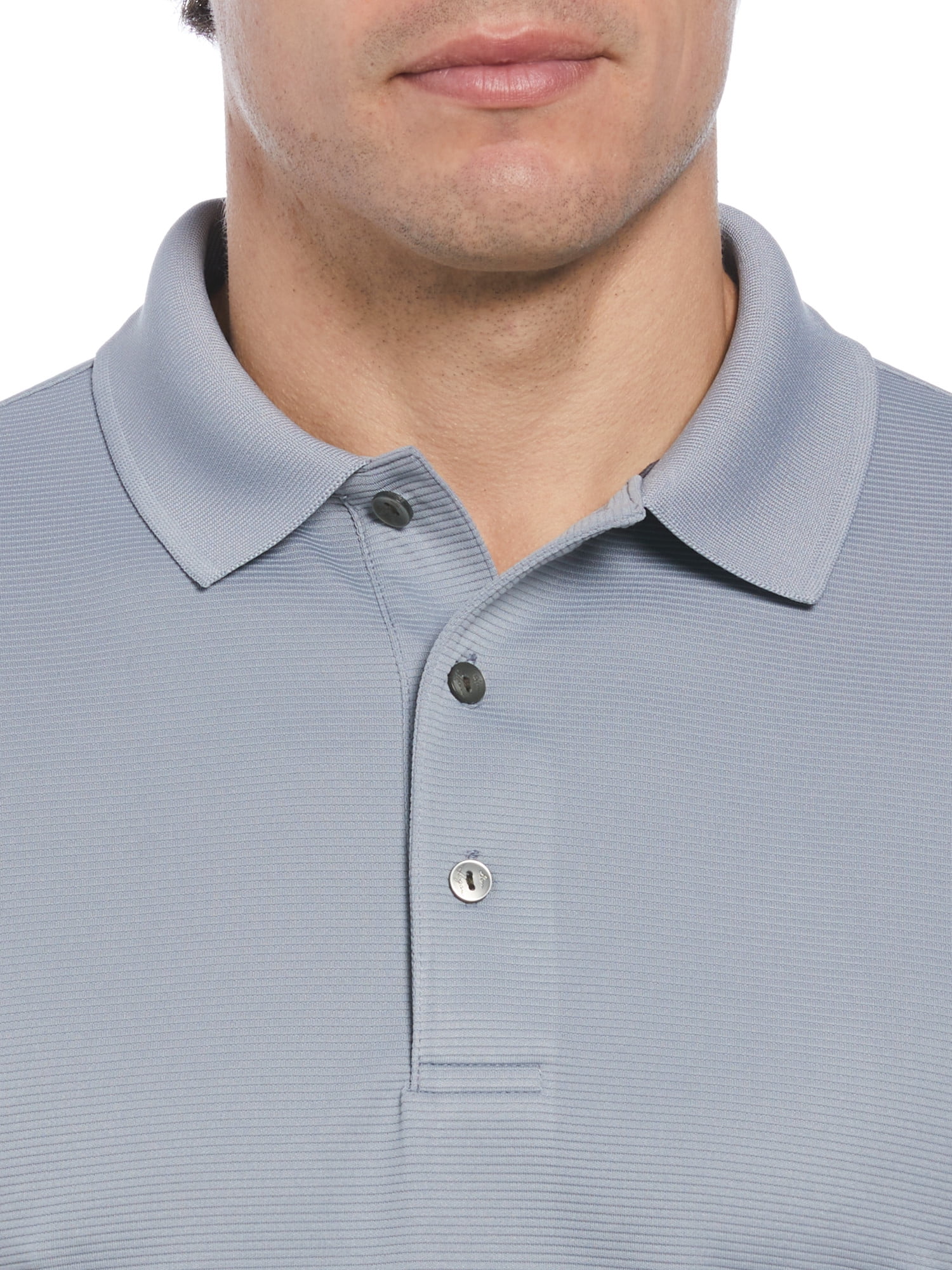 Ben Hogan Men's Performance Short Sleeve Polo Shirt Moisture-Wicking Golf Top (Grey, S) fnv74