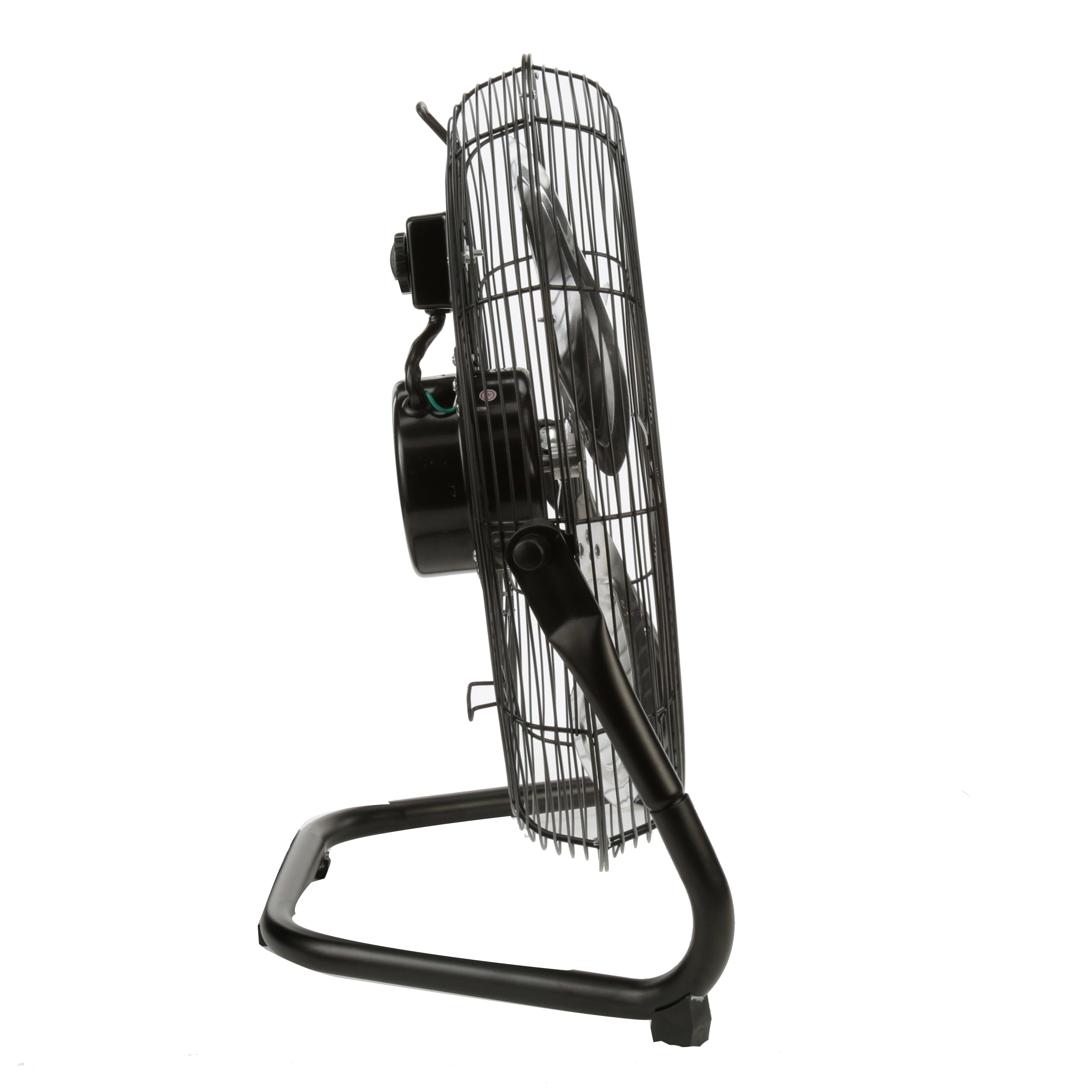 VieAir 18 in High Velocity Floor Fan, 3-Speed Adjustable Tilt (Black, 18 in) lwrdk